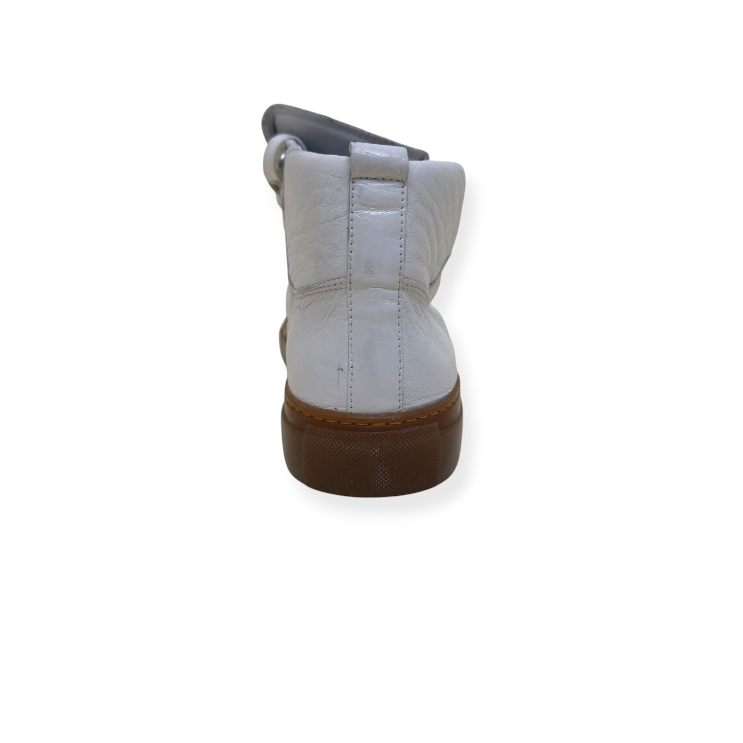 BALENCIAGA ARENA HIGH TOP SNEAKER WHITE / GUM 40 / UK6