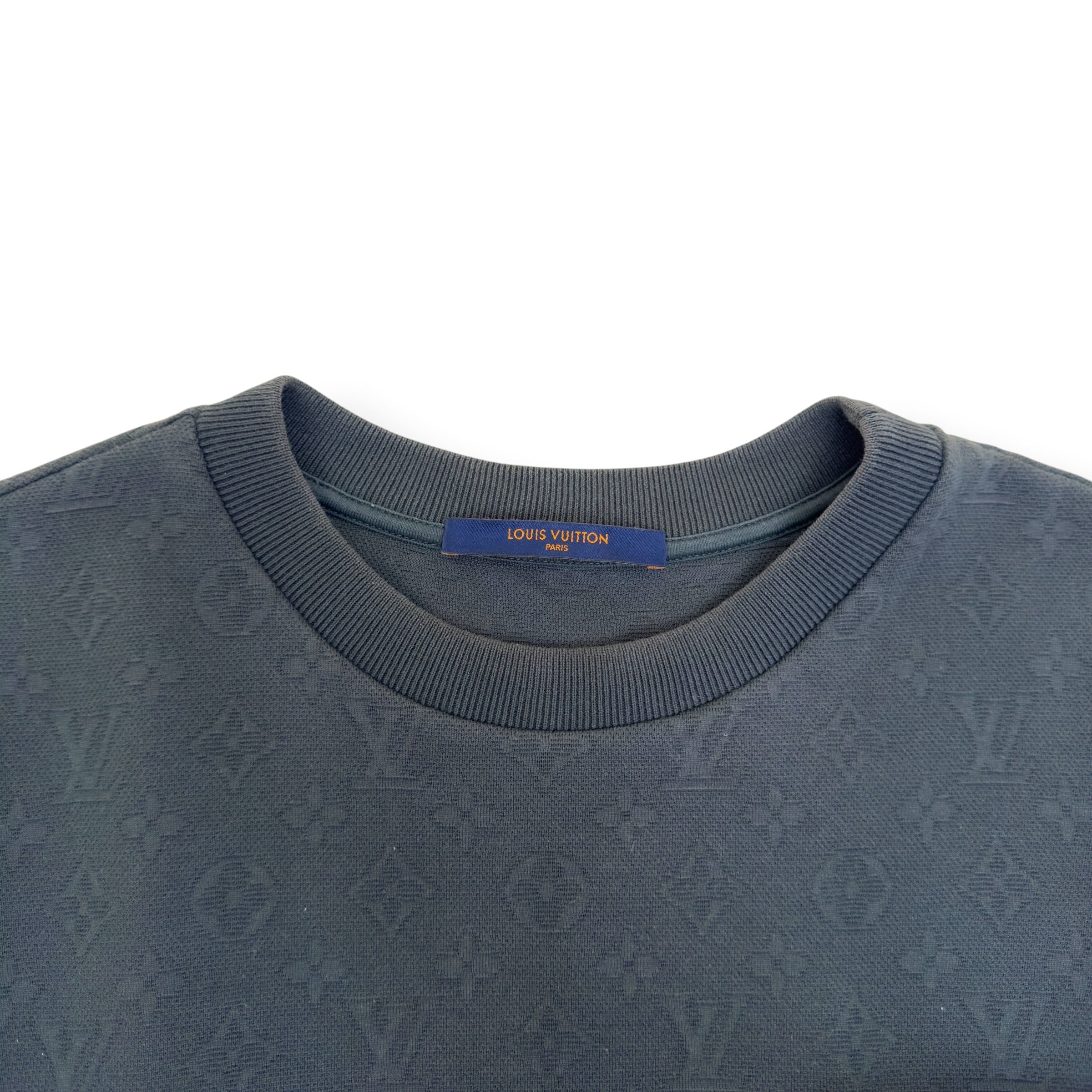 LOUIS VUITTON MONOGRAM SIGNATURE 3D POCKET T-SHIRT GREEN M