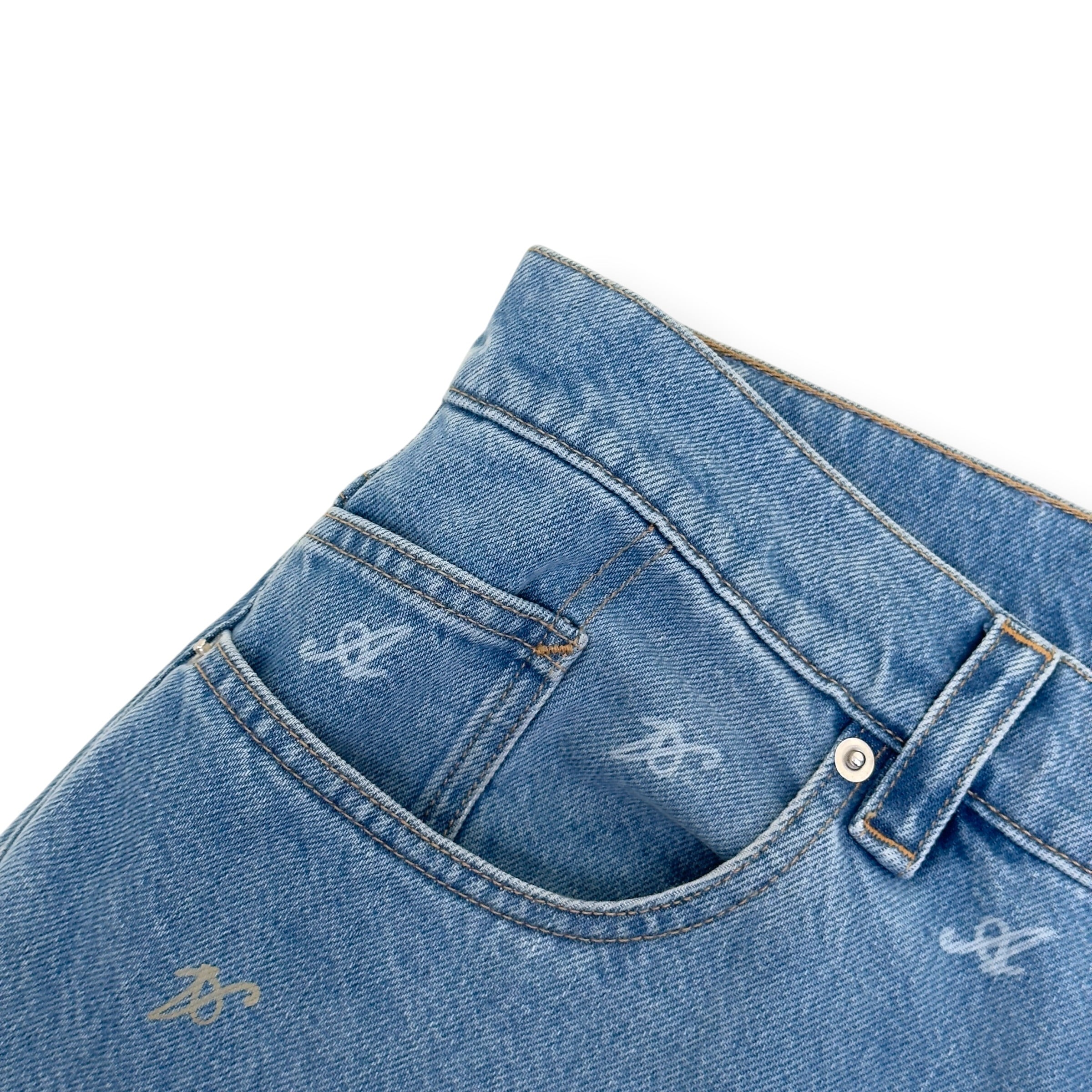 AXEL ARIGATO MILES DENIM SHORTS BLUE S