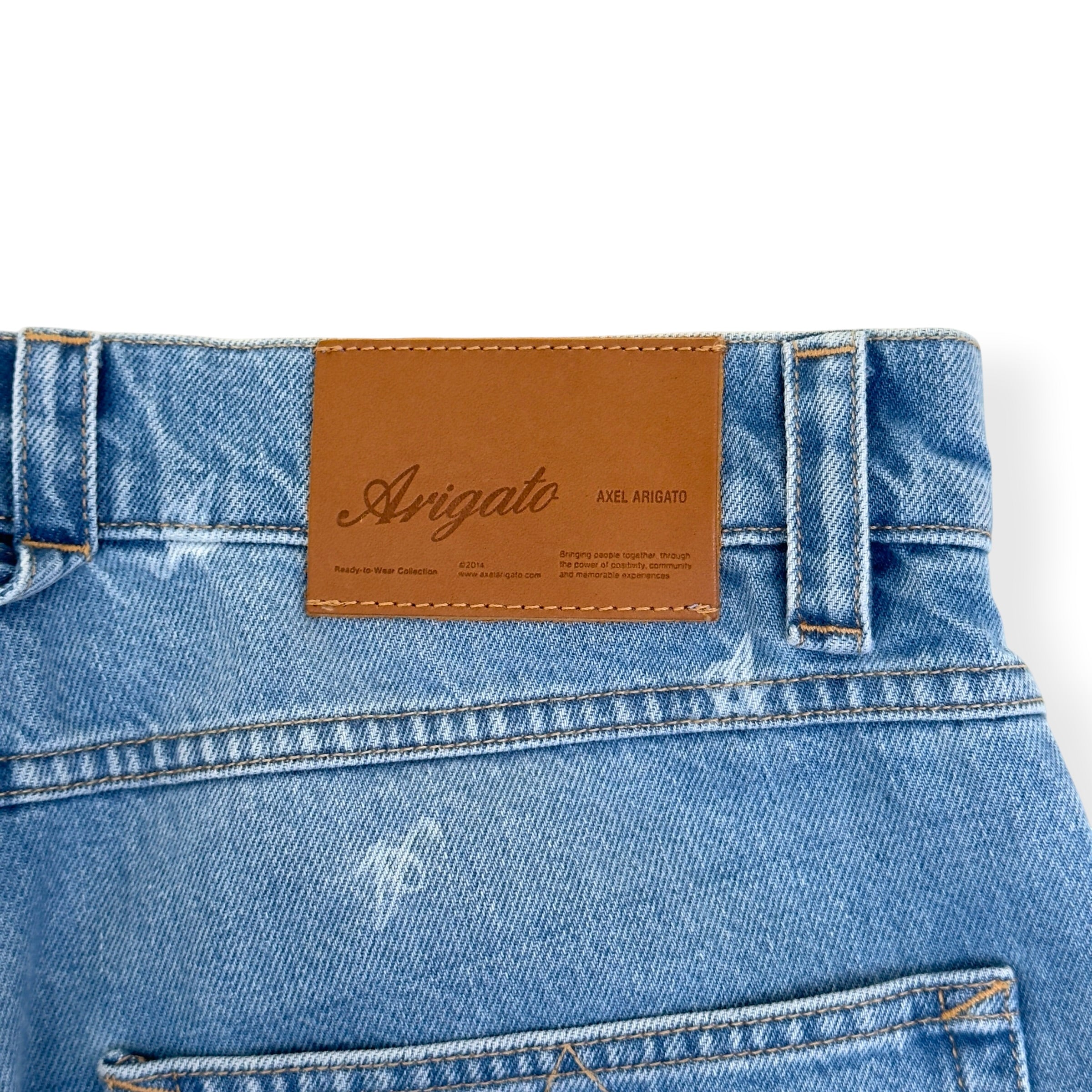AXEL ARIGATO MILES DENIM SHORTS BLUE S