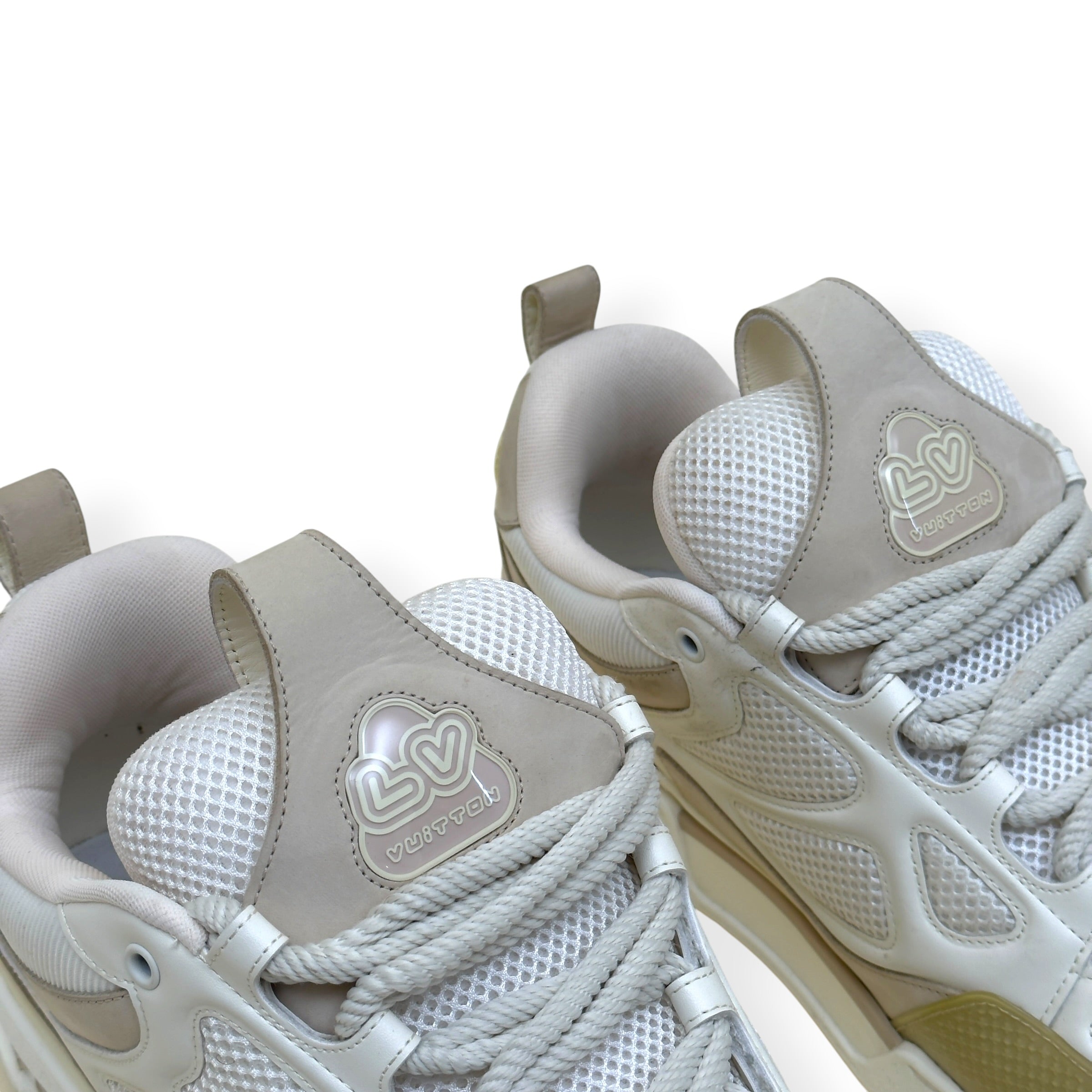 LOUIS VUITTON LV SKATE SNEAKER LUXURY BEIGE UK10