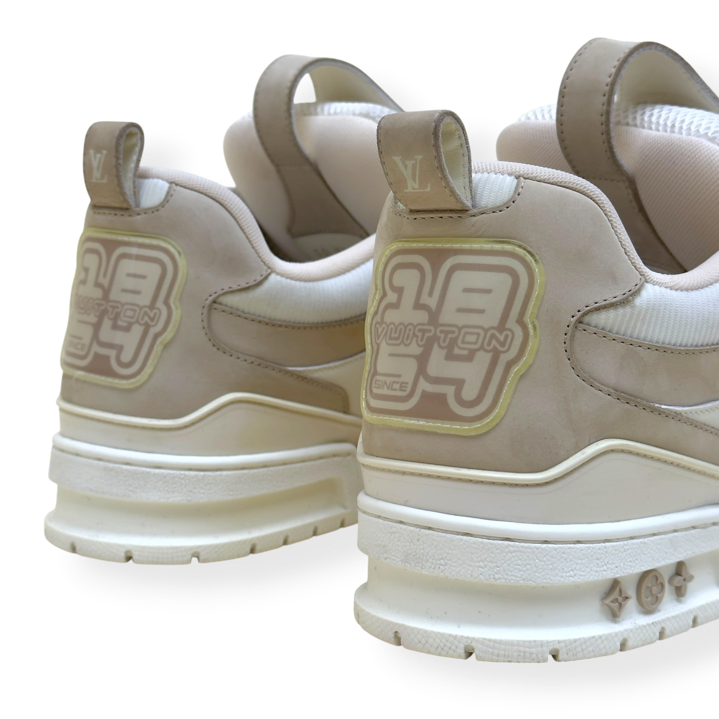 LOUIS VUITTON LV SKATE SNEAKER LUXURY BEIGE UK10