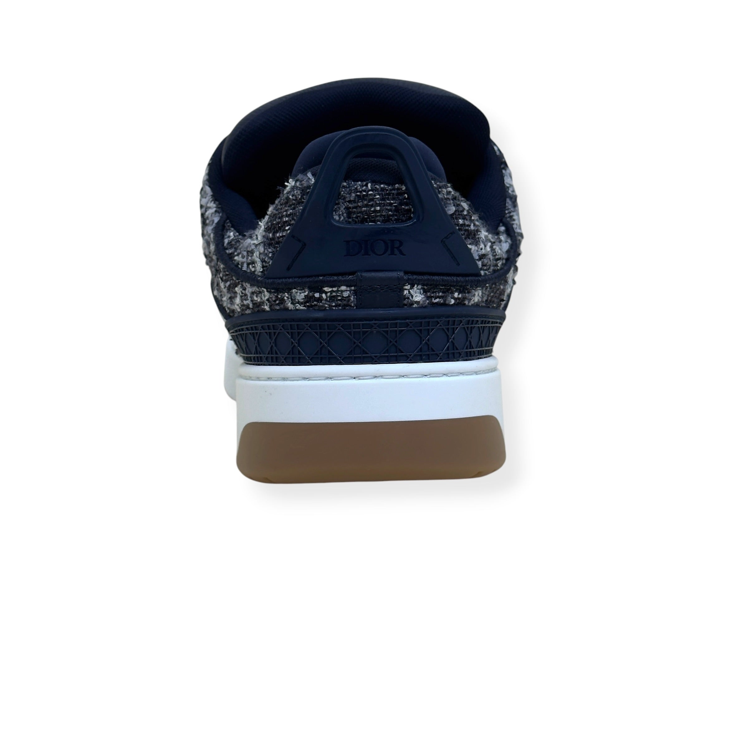 DIOR B9S 822/888 SKATER TWEED SNEAKER NAVY 45 / UK11