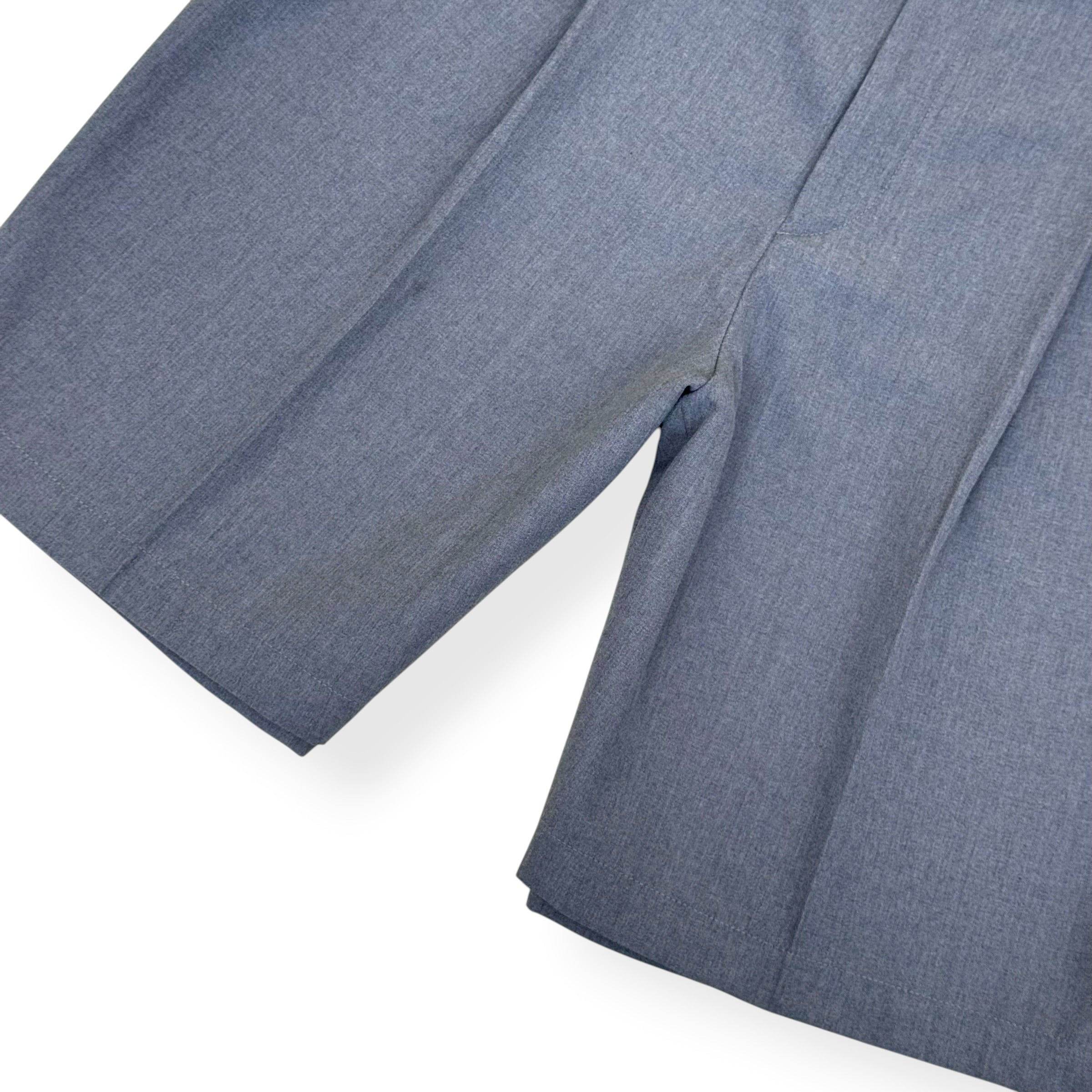JACQUEMUS LES SCULPTURES PLEATED SHORTS GREY 52 / XL