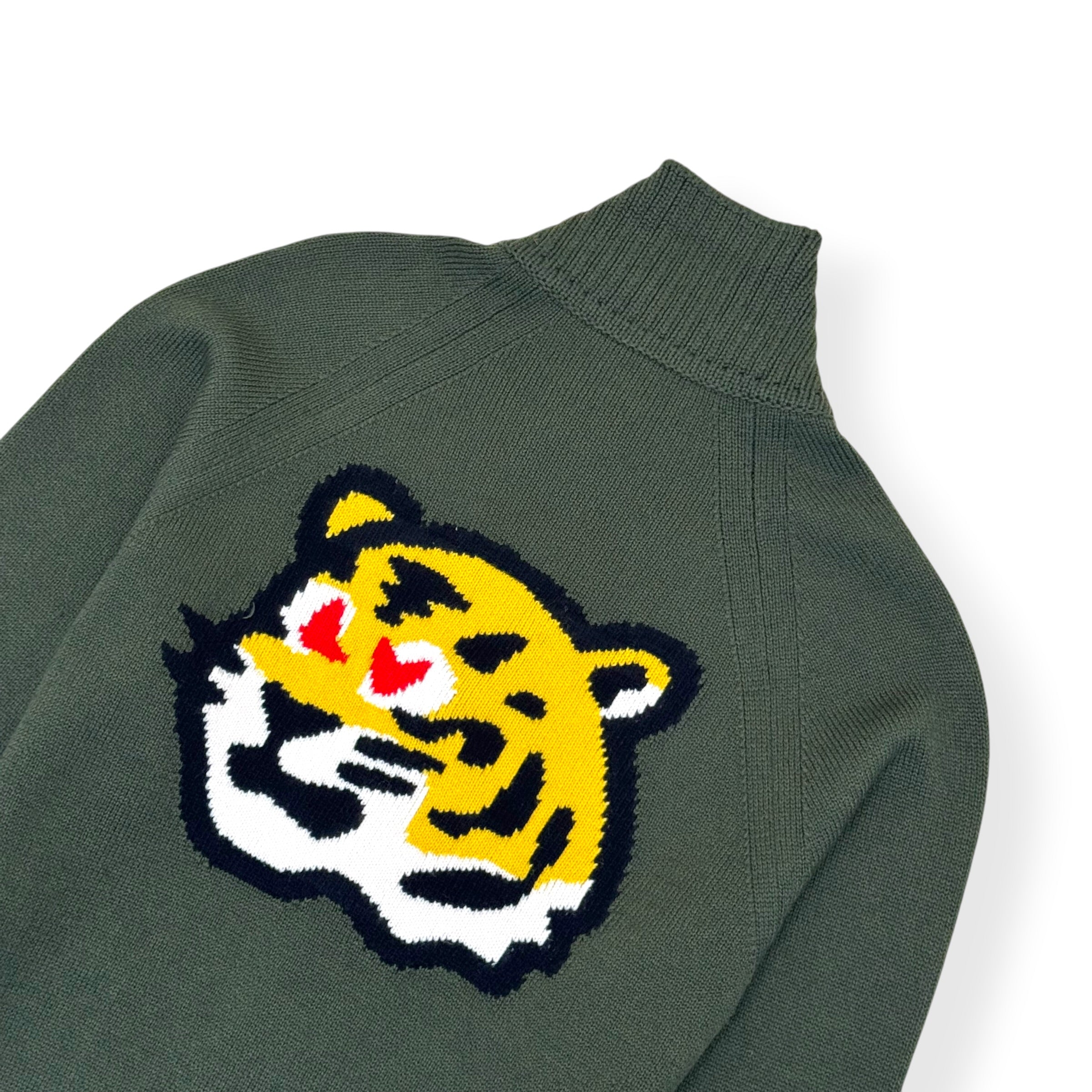 LOUIS VUITTON X NIGO SOPHISTICATED TIGER CARDIGAN GREEN XL