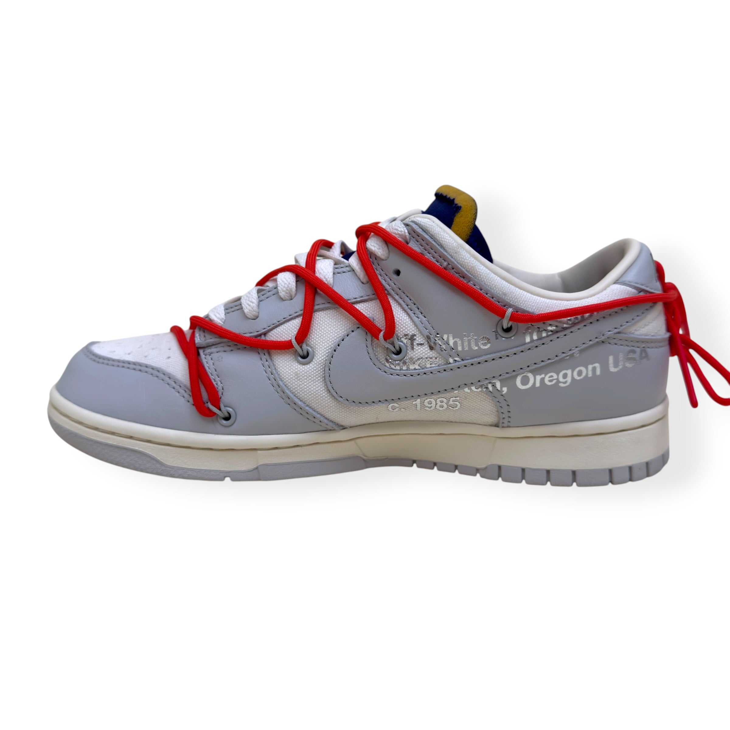 NIKE X OFF-WHITE DUNK LOW TOP SNEAKER 'LOT 23 OF 50' UK8