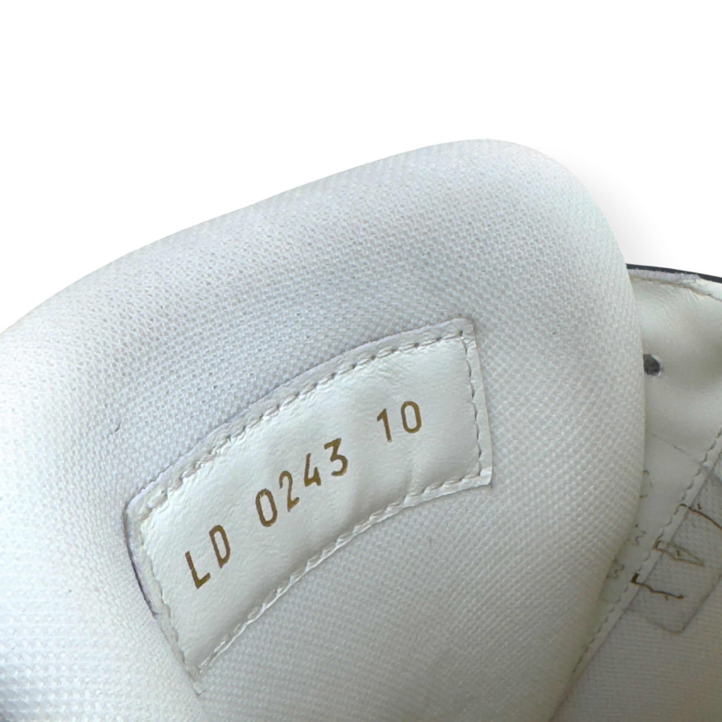 LOUIS VUITTON LV TRAINER SNEAKER NAVY BLUE / WHITE UK10