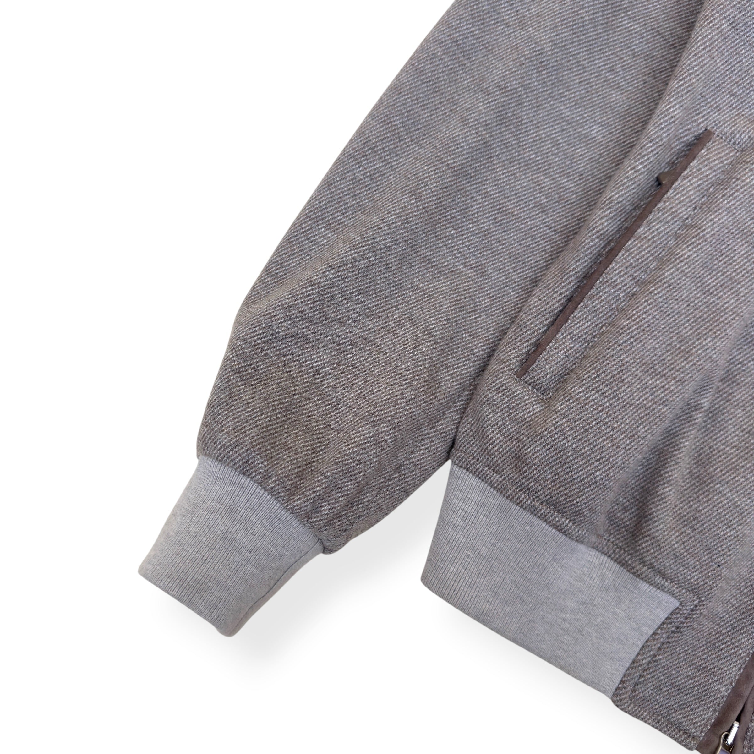 THOM SWEENEY WOOL BLEND JACKET GREY 52 / L