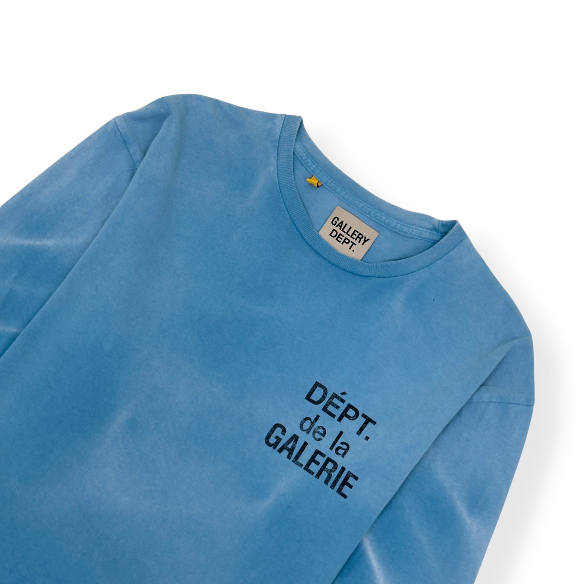 GALLERY DEPT. COTTON LONG-SLEEVE T-SHIRT BLUE L