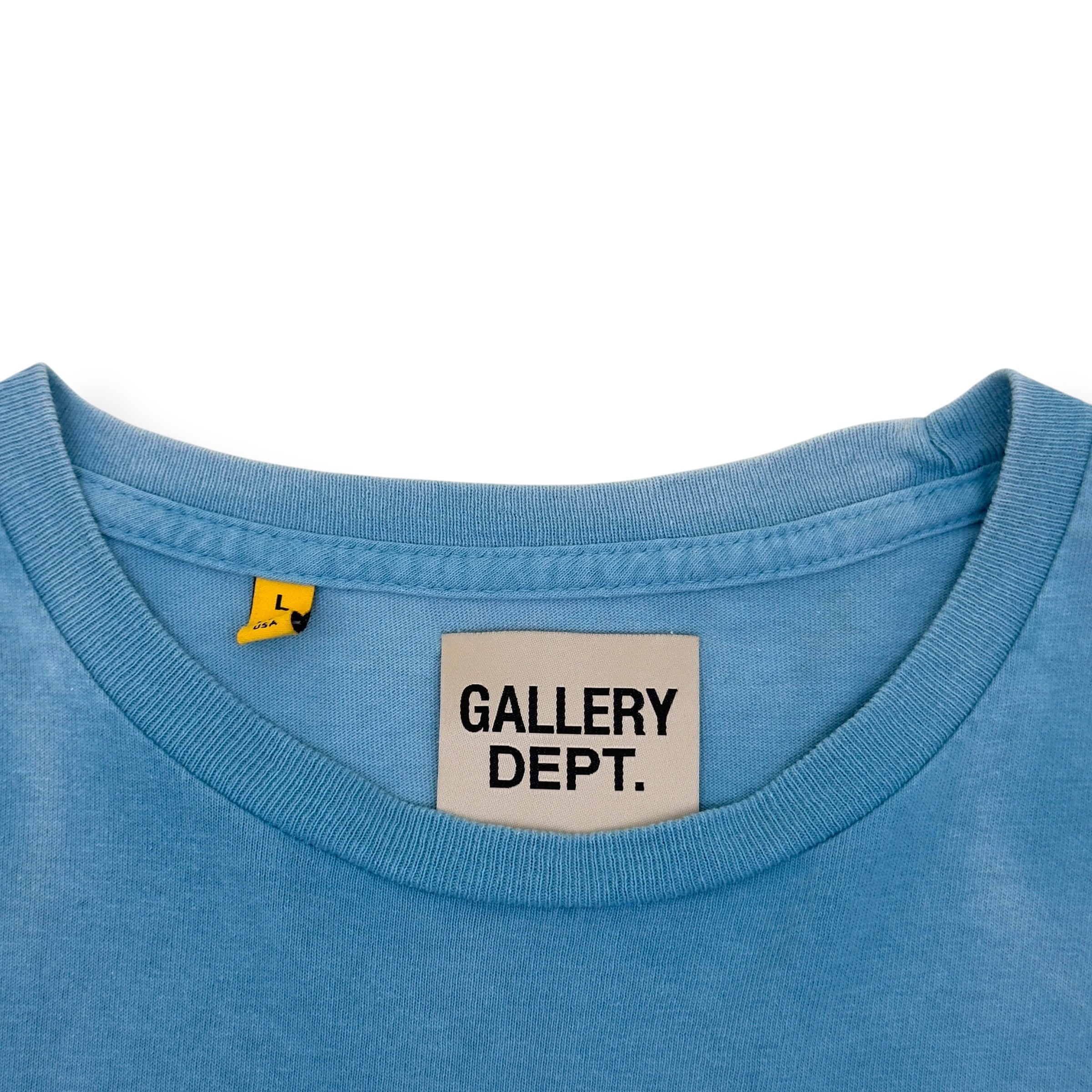 GALLERY DEPT. COTTON LONG-SLEEVE T-SHIRT BLUE L