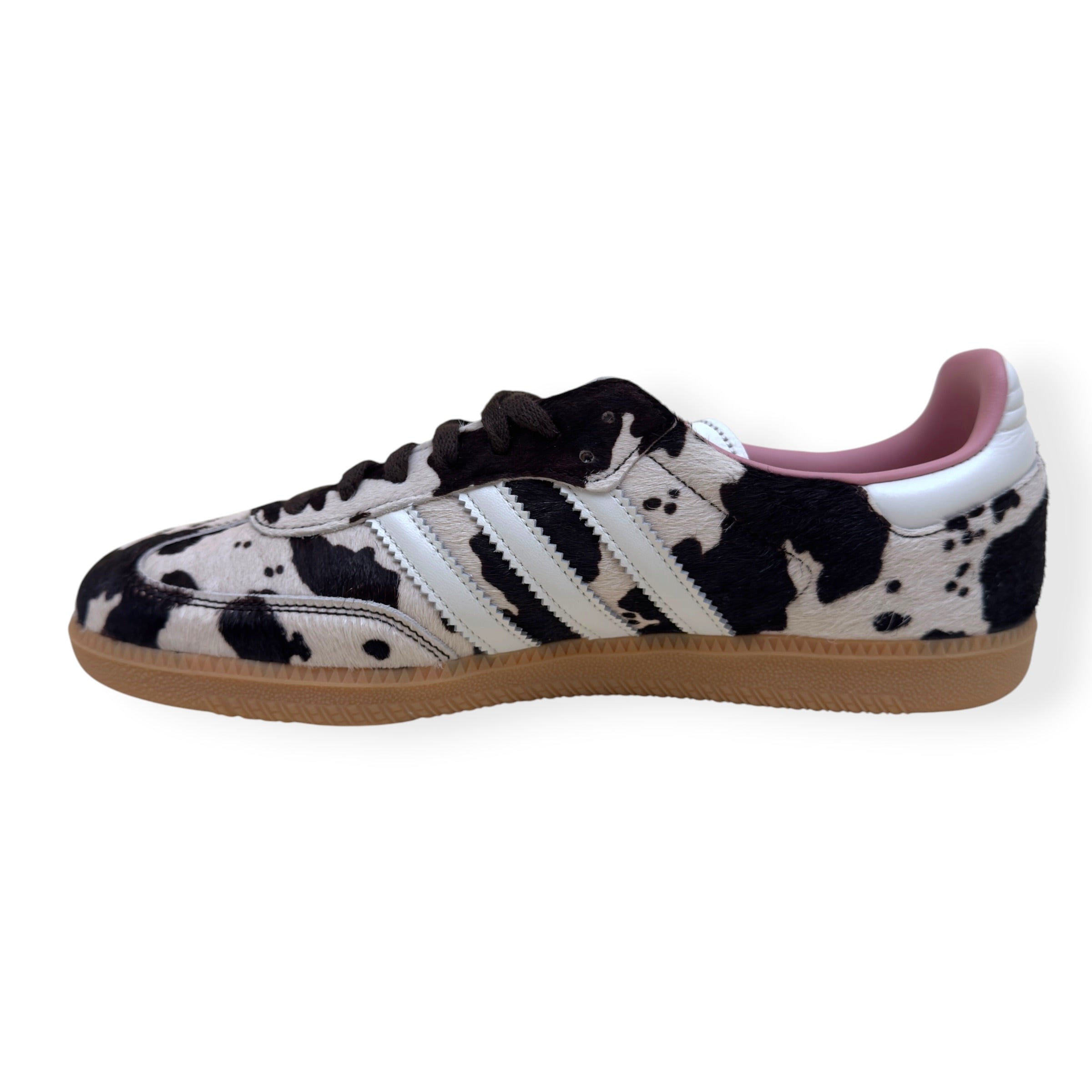 ADIDAS SAMBA OG COW PRINT SNEAKER BROWN UK10