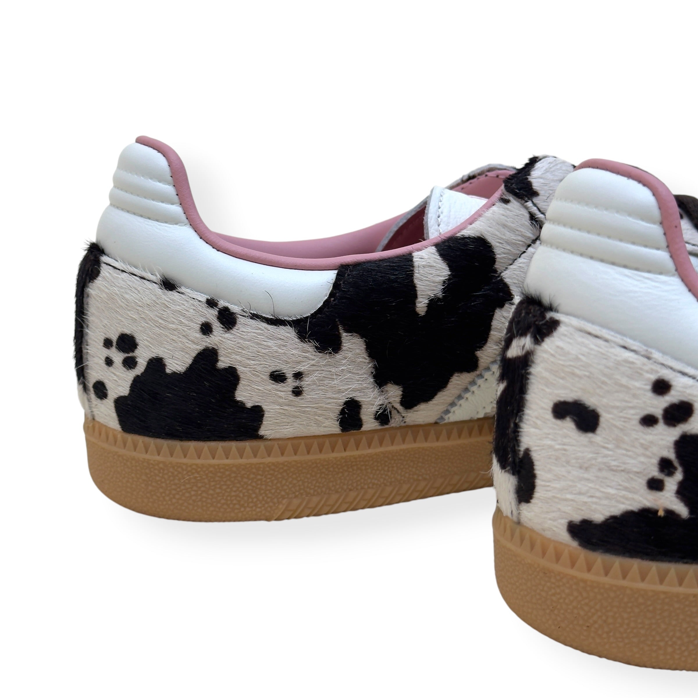 ADIDAS SAMBA OG COW PRINT SNEAKER BROWN UK10