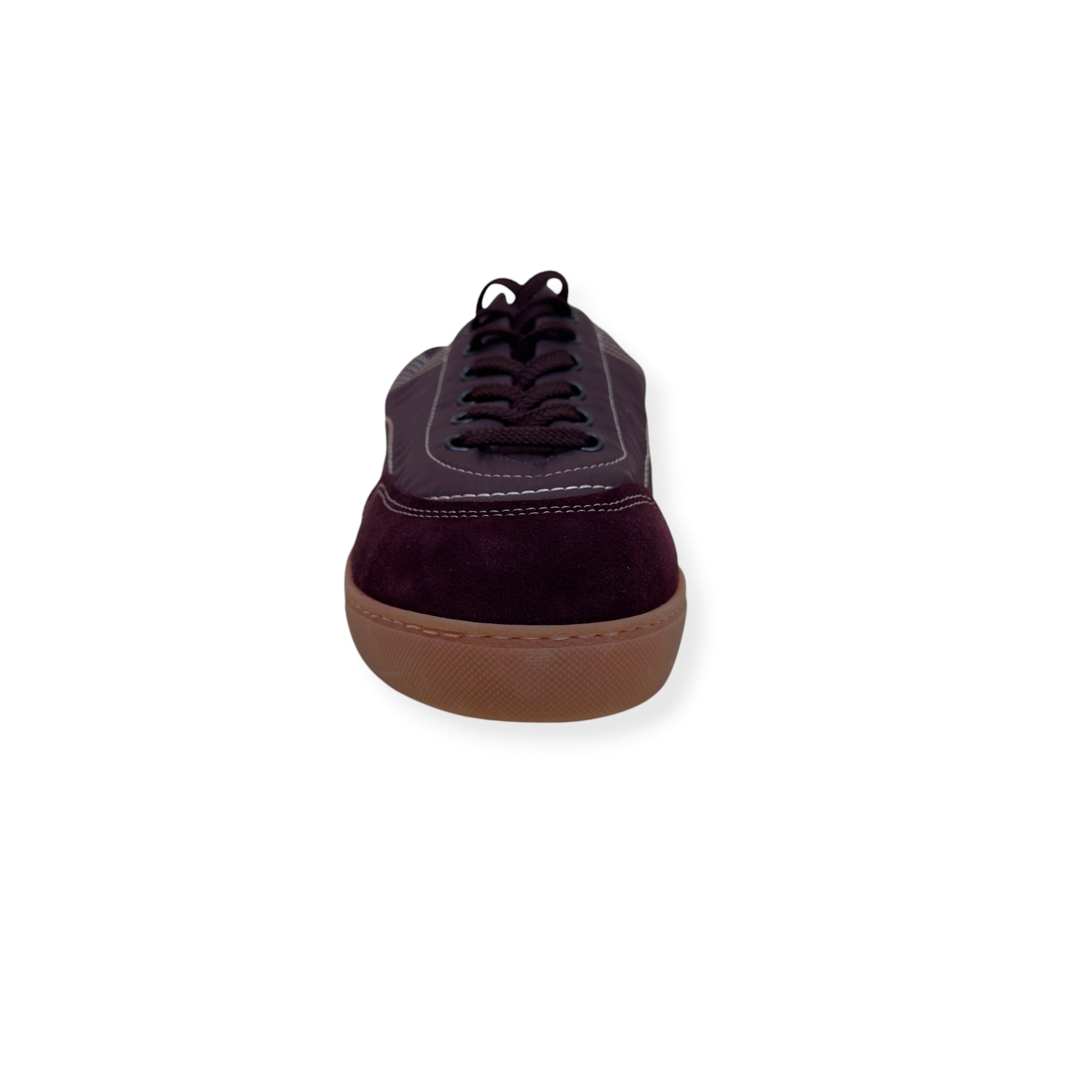 DRIES VAN NOTEN NEW CASSETTA SNEAKER BORDEAUX 44 / UK10