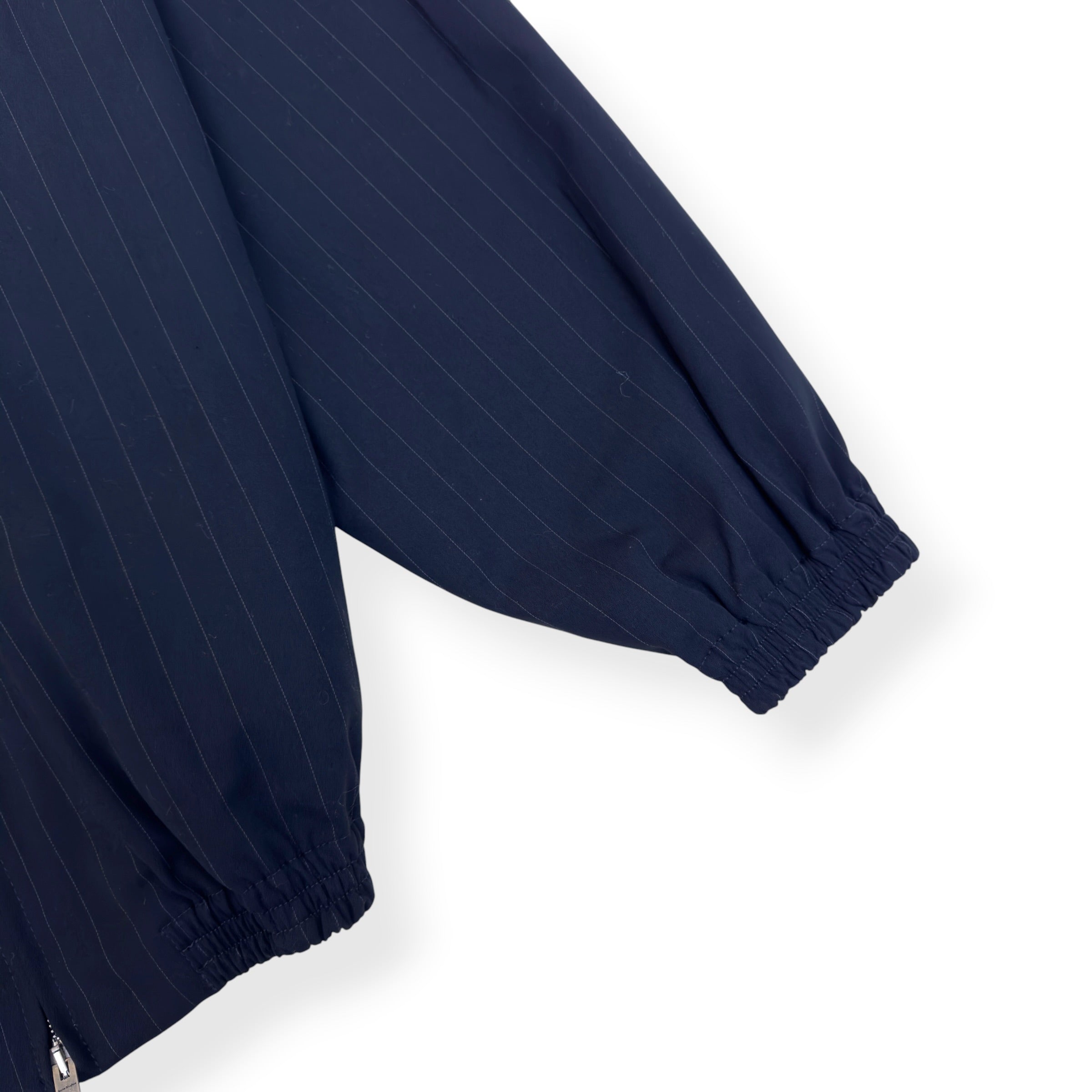 ACNE STUDIOS PINSTRIPE ZIP JACKET NAVY 50 / M