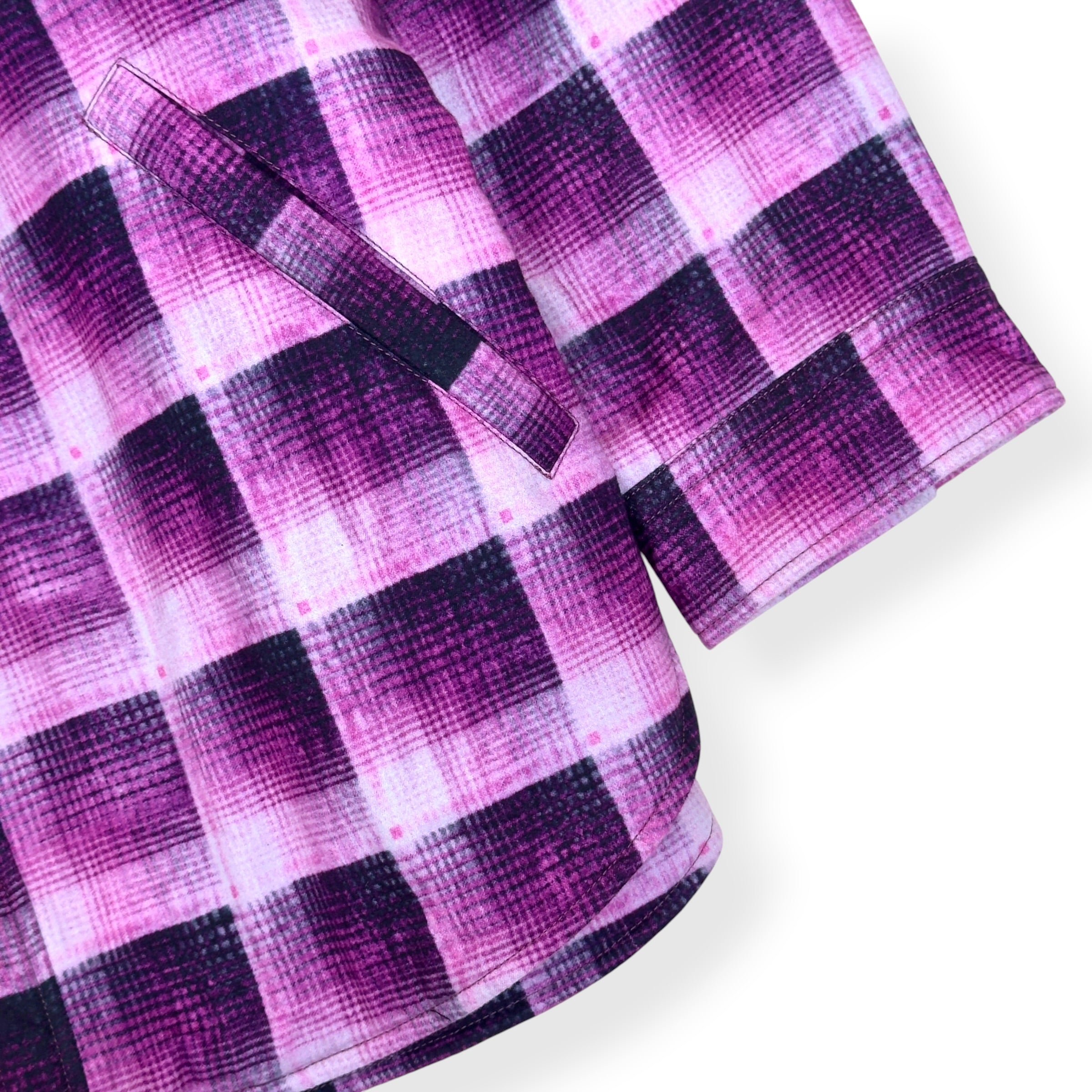 ACNE STUDIOS CHECK BUTTON UP JACKET PINK 52 / L