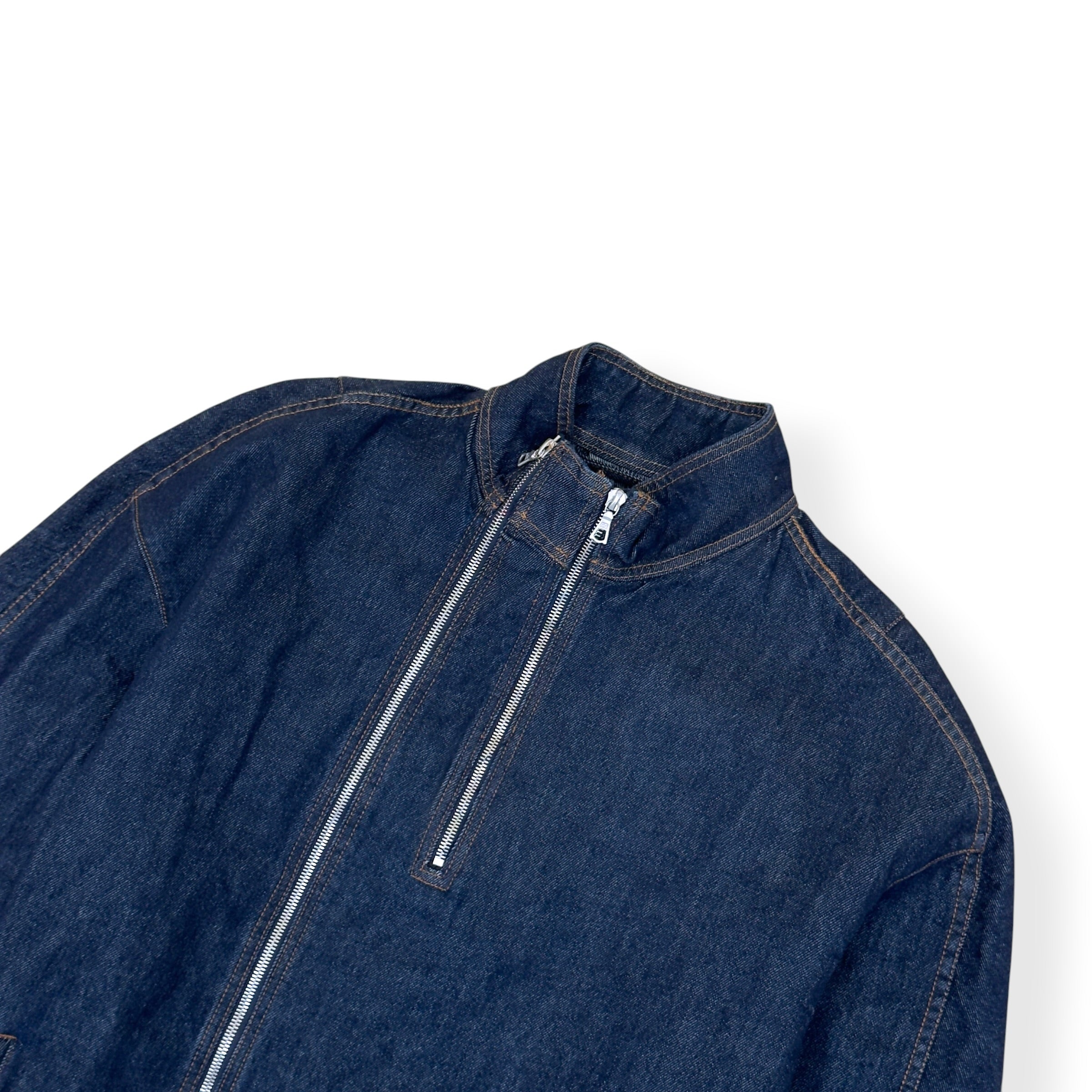 DRIES VAN NOTEN DENIM ZIP JACKET INDIGO XL