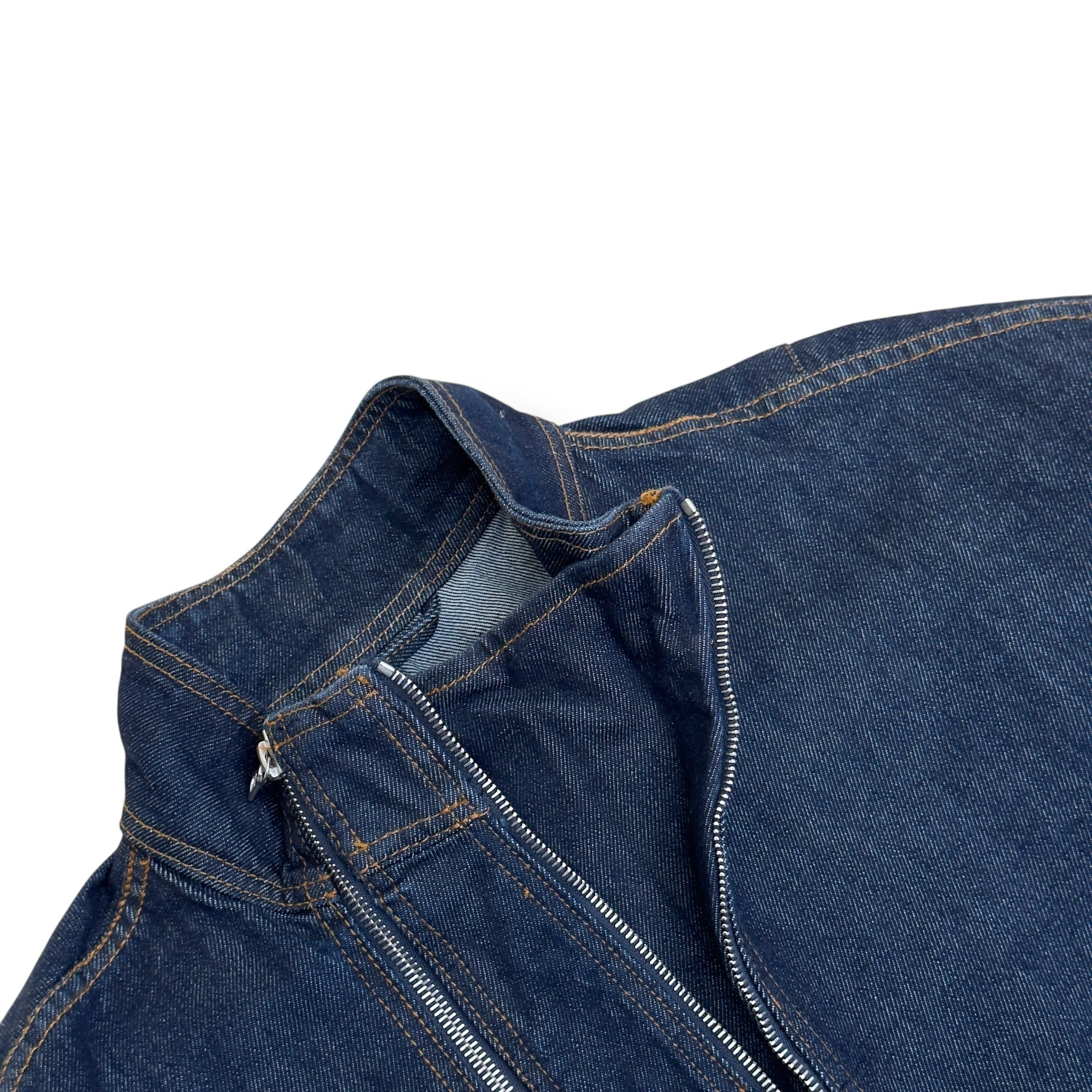 DRIES VAN NOTEN DENIM ZIP JACKET INDIGO XL