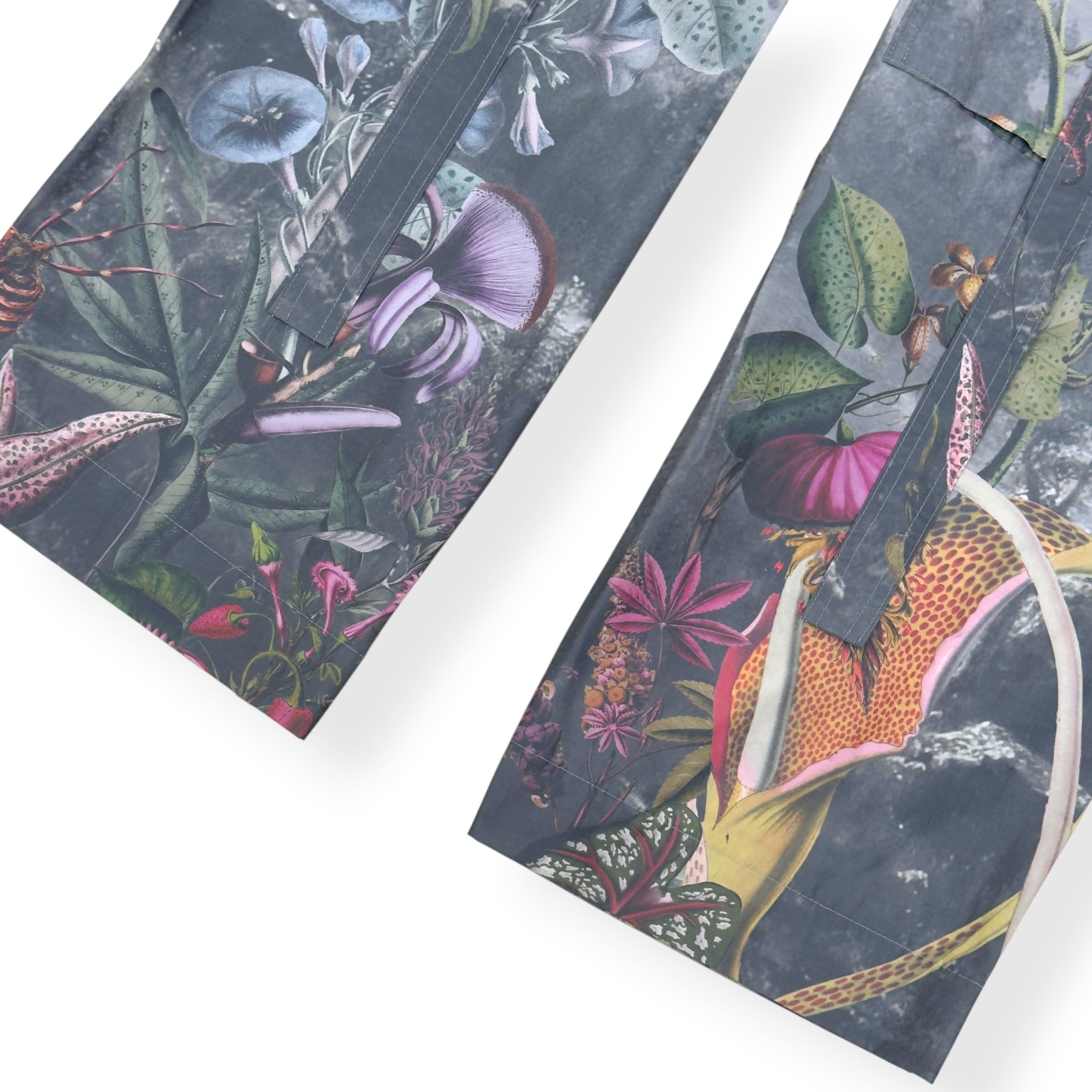 DRIES VAN NOTEN BOTANICAL PRINT CARGO TROUSERS MULTI L