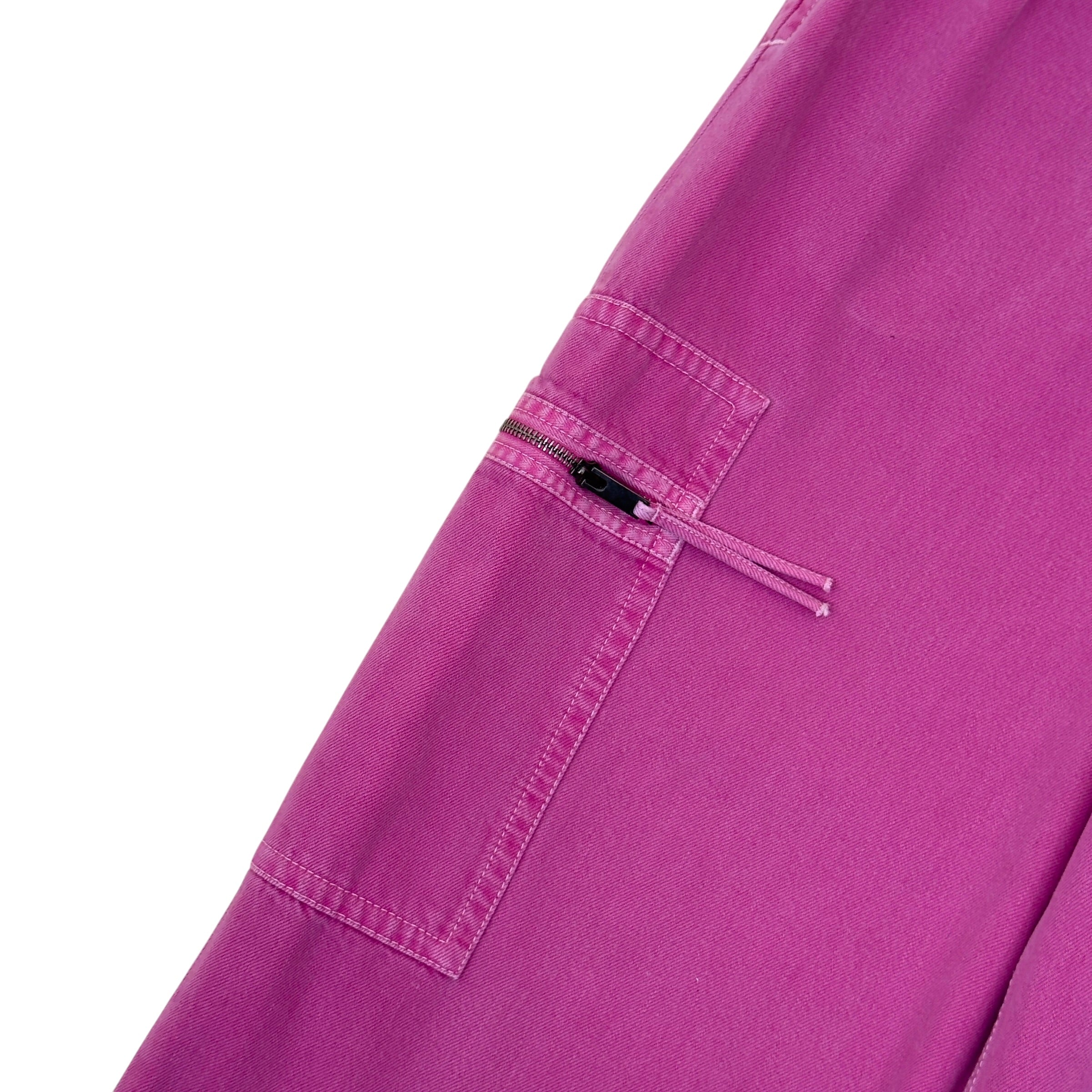 JACQUEMUS LE CARGO PAPIER TROUSERS PINK 32 / M