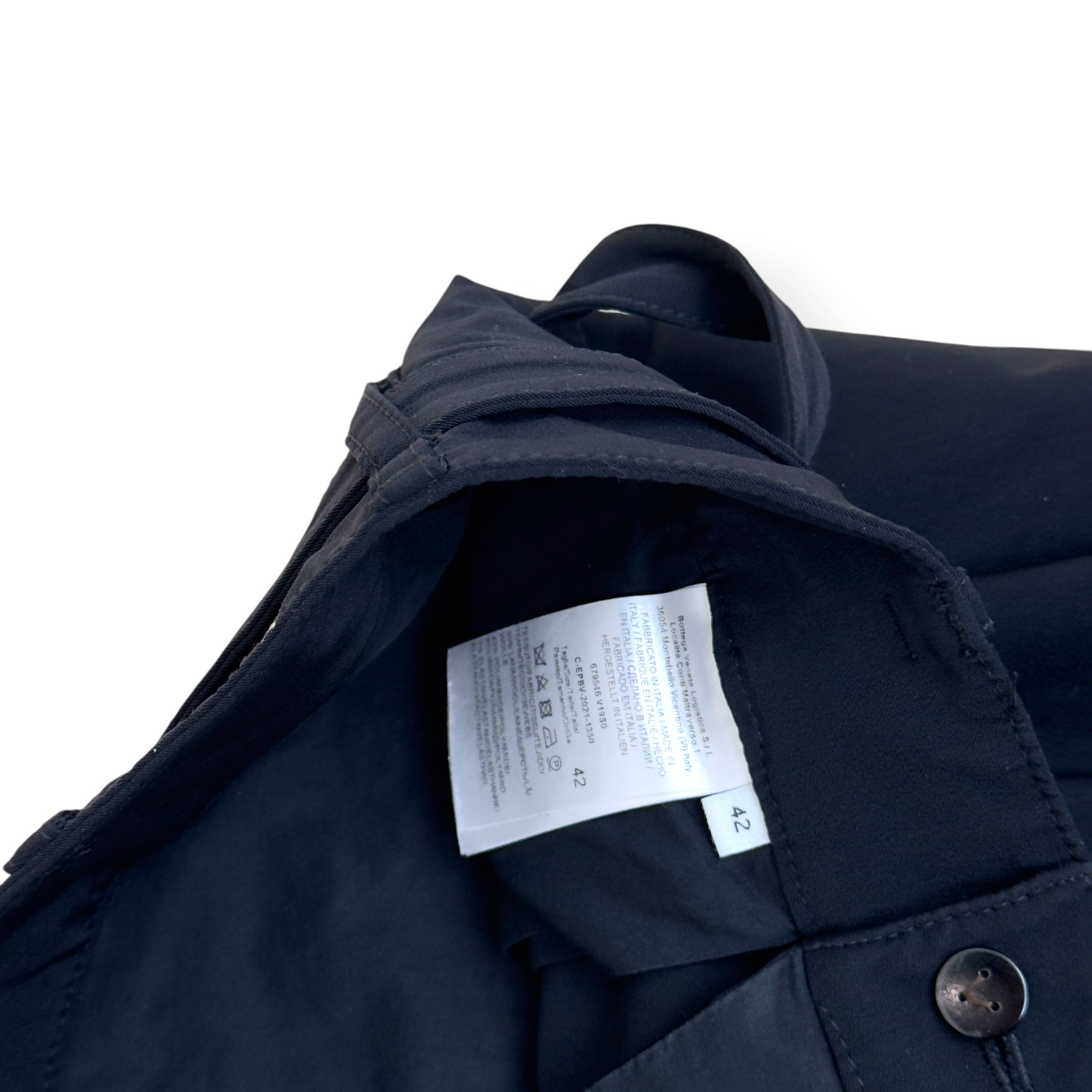 BOTTEGA VENETA SALON 02 CARGO TROUSERS BLACK 42 / S