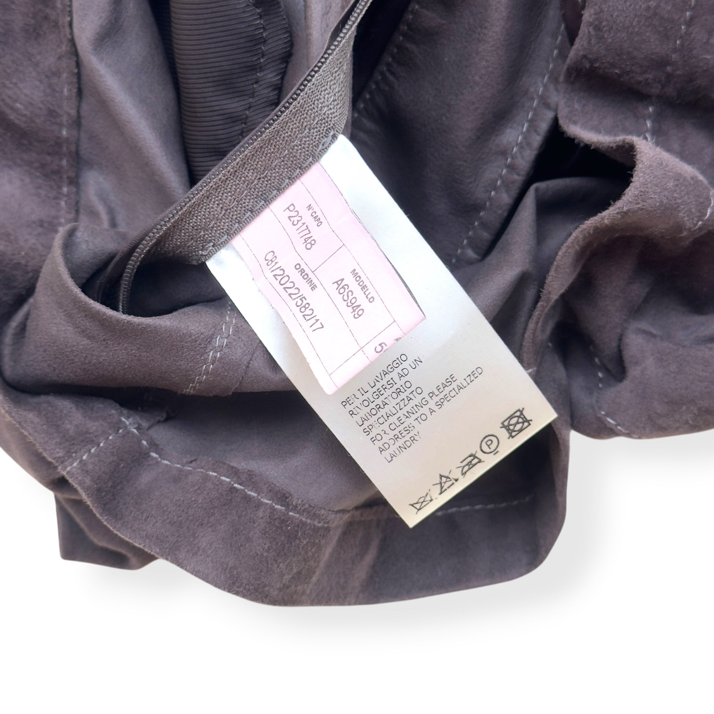 THOM SWEENEY SUEDE FIELD JACKET BROWN 52 / L