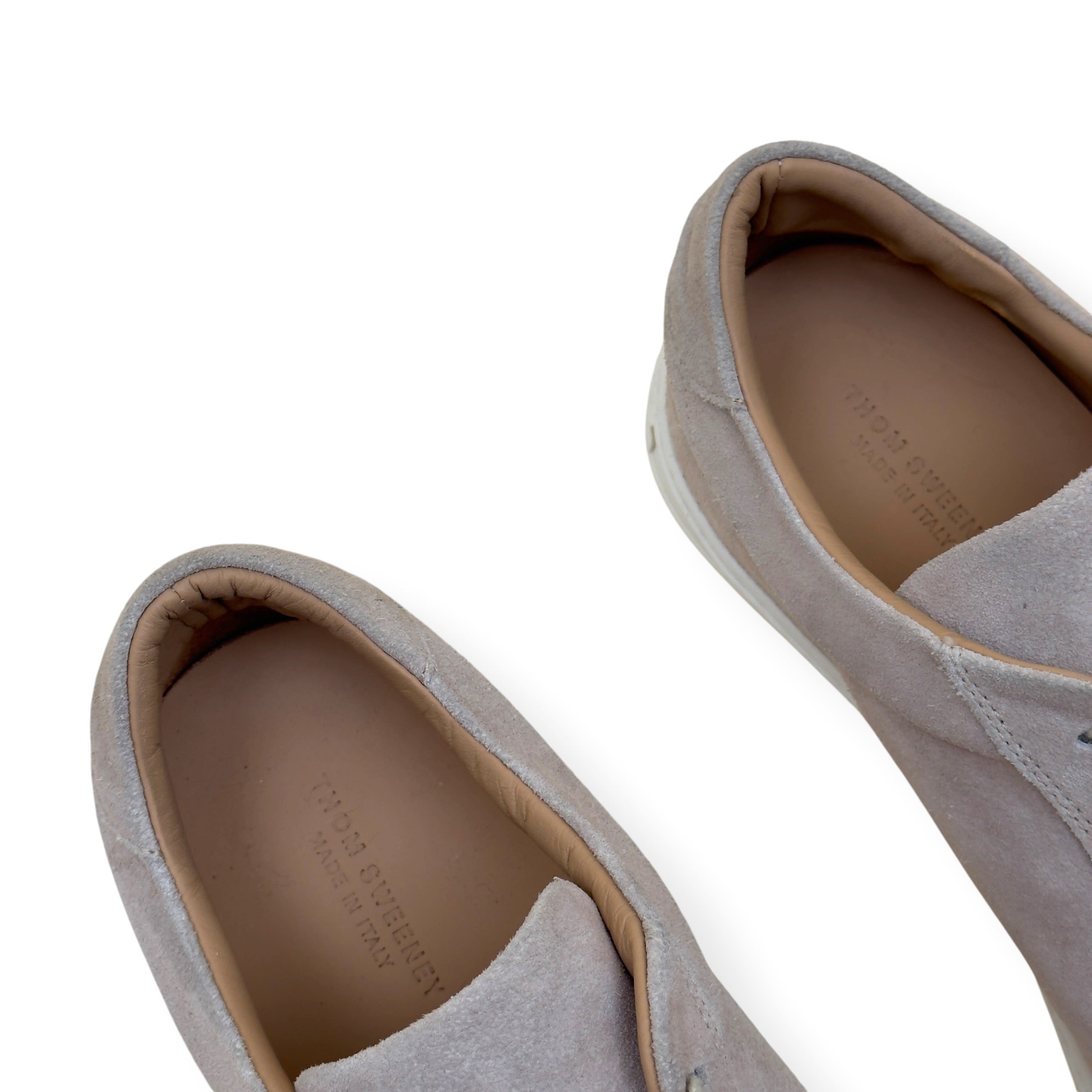 THOM SWEENEY SUEDE SNEAKER OAT UK10