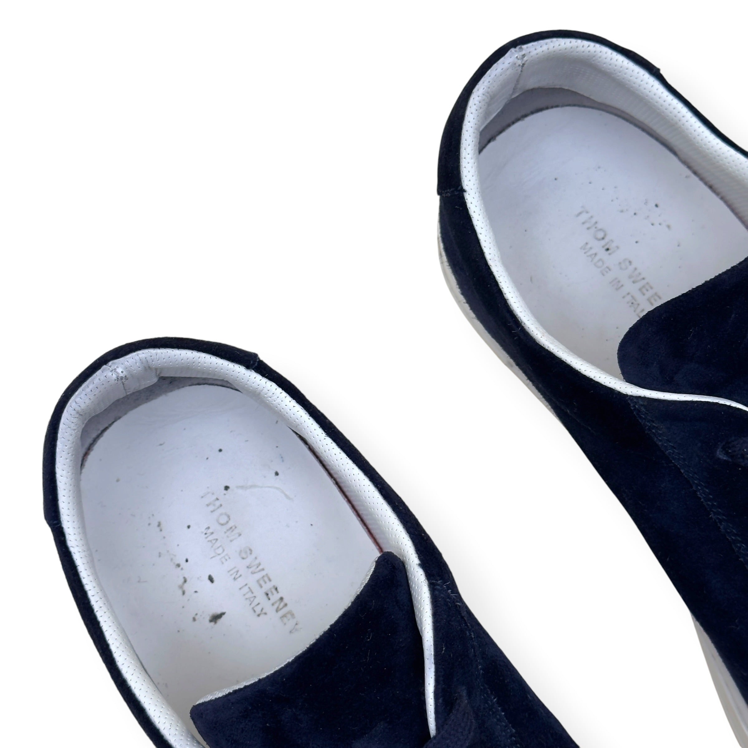 THOM SWEENEY SUEDE SNEAKER NAVY UK8