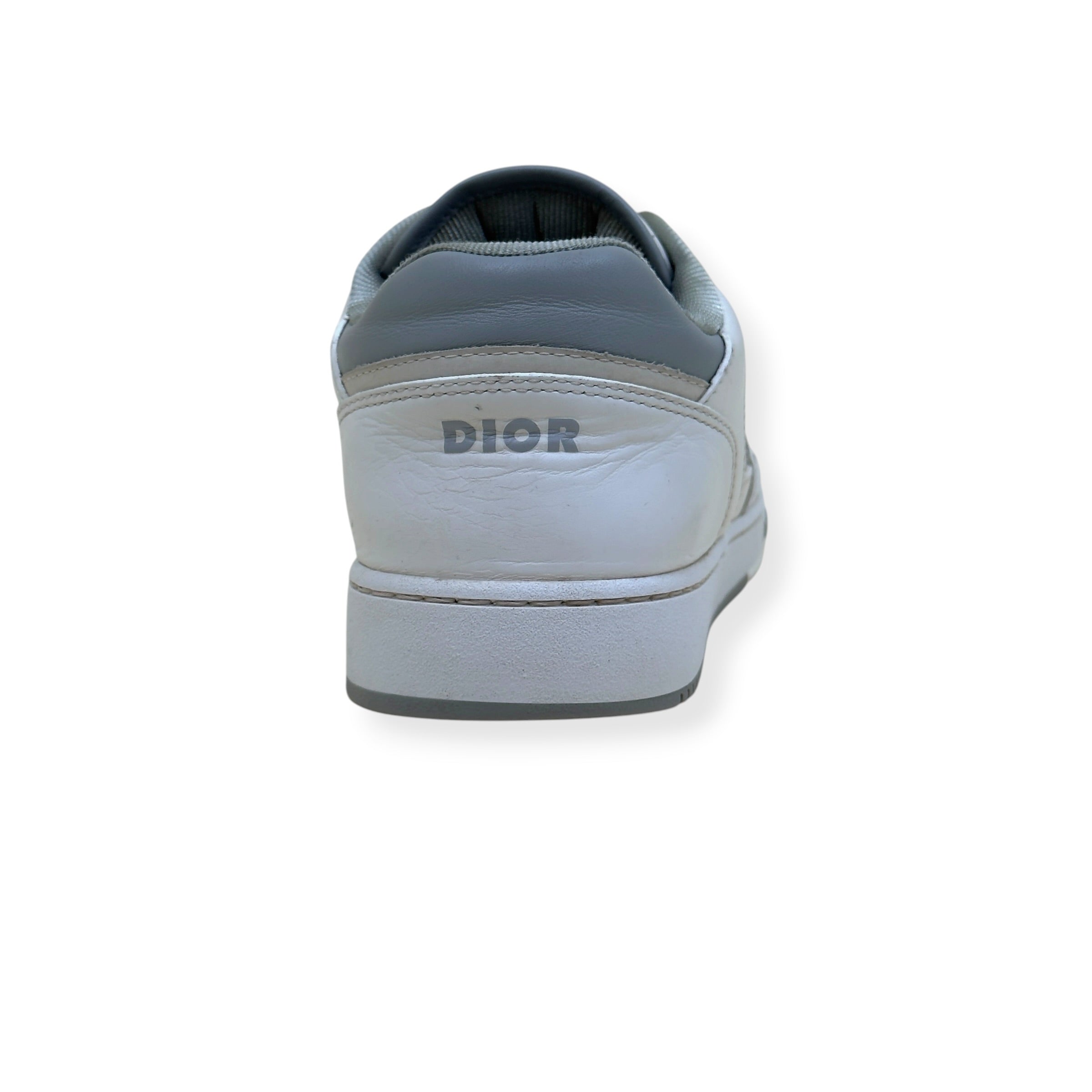 DIOR B27 LOW TOP OBLIQUE SNEAKER WHITE GREY 42.5 / UK8.5