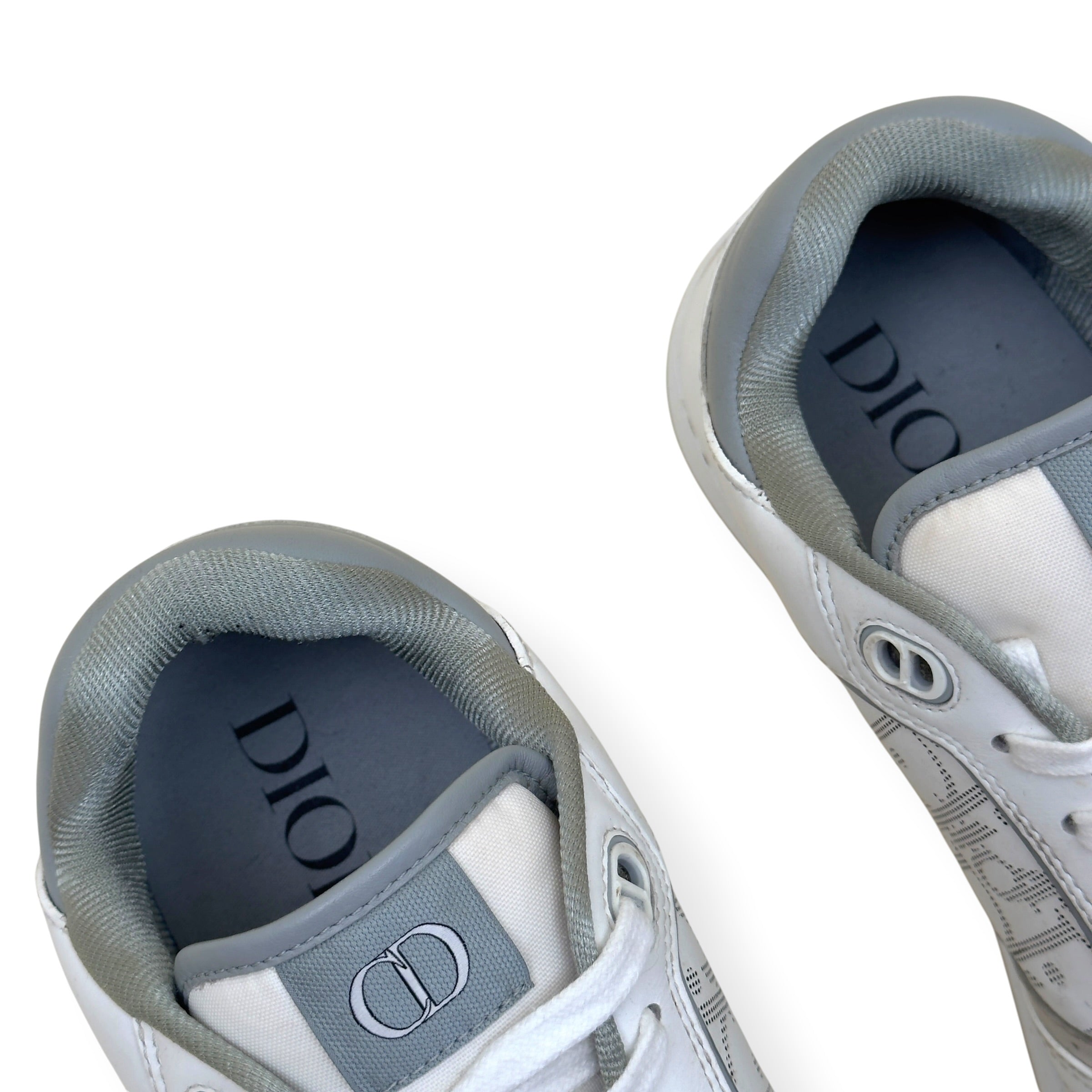 DIOR B27 LOW TOP OBLIQUE SNEAKER WHITE GREY 42.5 / UK8.5