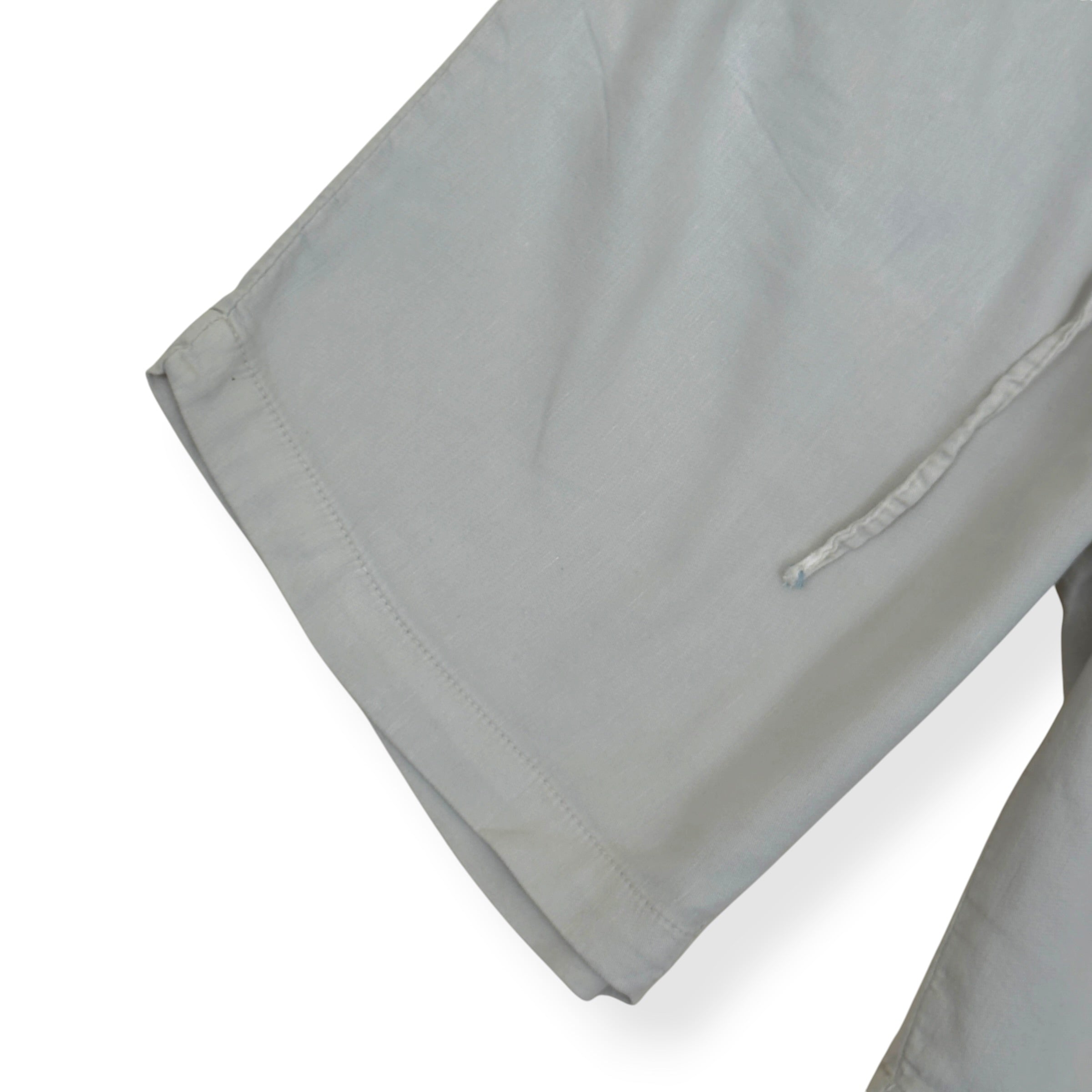 THOM SWEENEY COTTON / LINEN SHORTS CREAM 48 / S