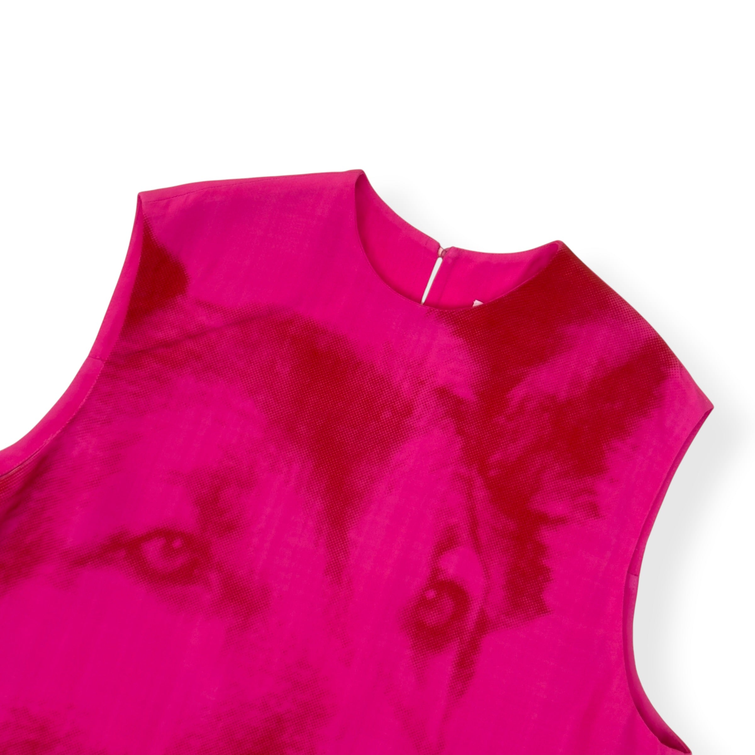 JIL SANDER WOLF PRINT TANK TOP PINK 50 / L