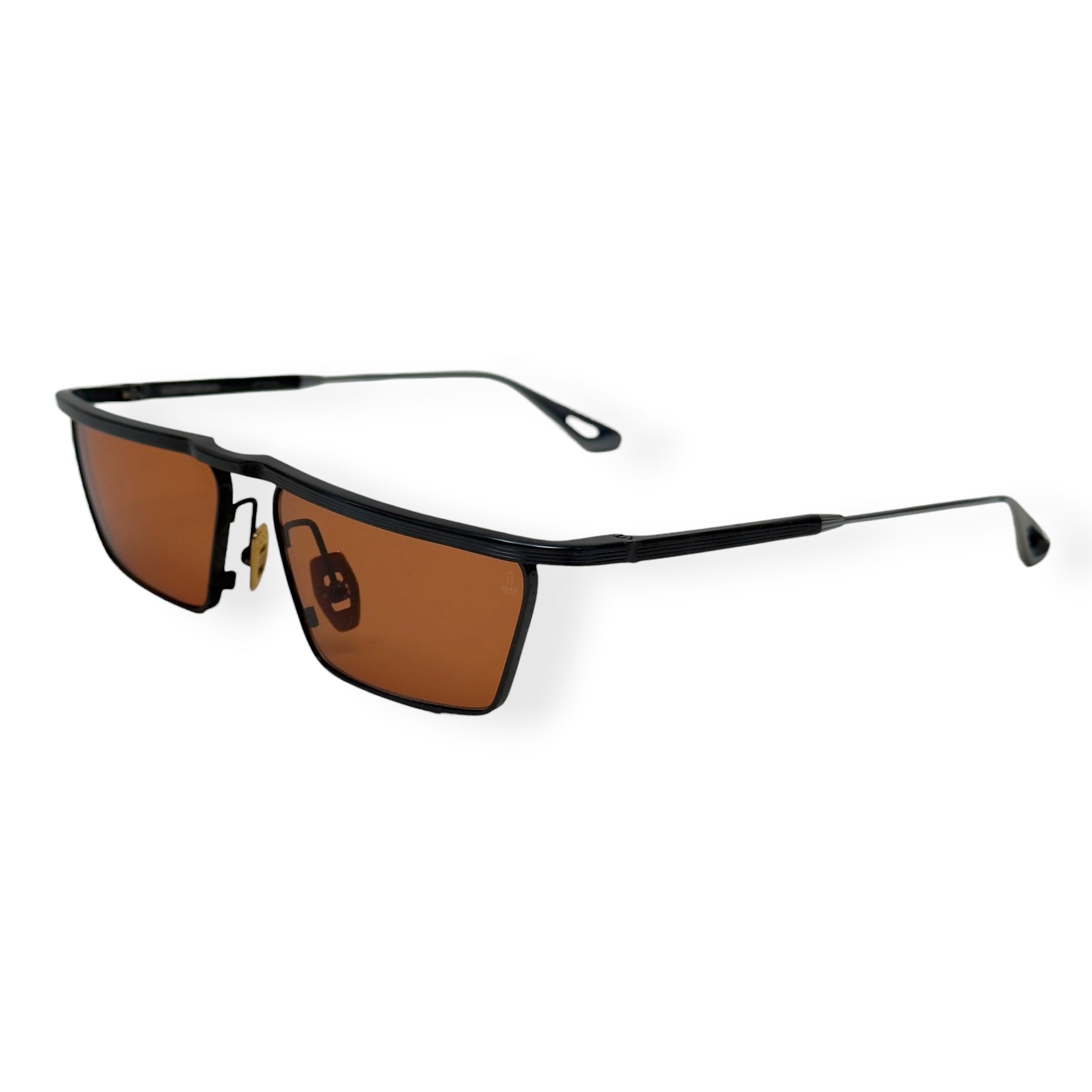 JACQUES MARIE MAGE BOGART LIMITED EDITION SUNGLASSES BLACK / ORANGE 143/200