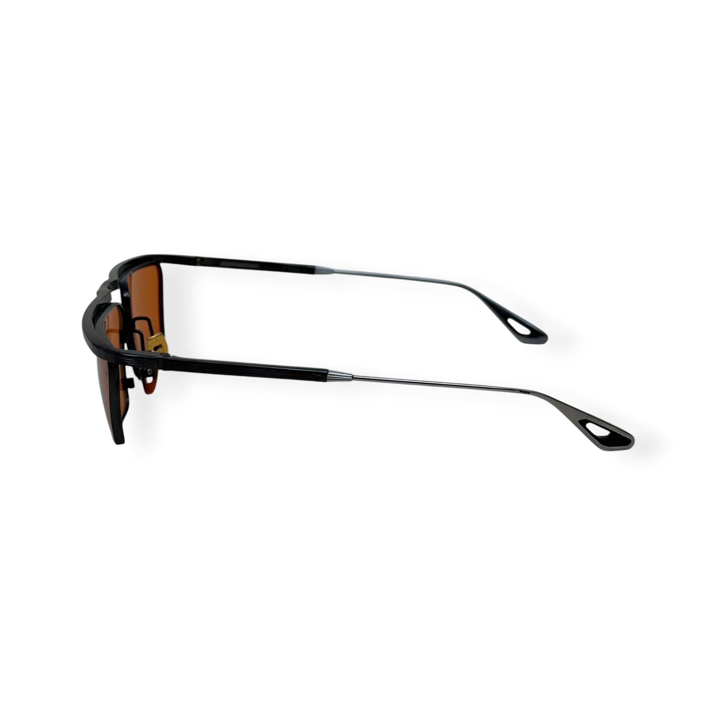 JACQUES MARIE MAGE BOGART LIMITED EDITION SUNGLASSES BLACK / ORANGE 143/200
