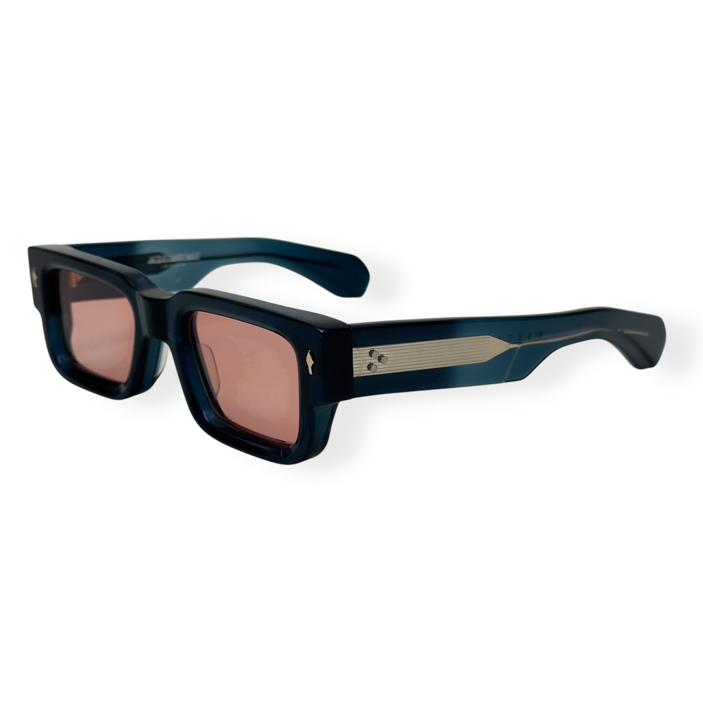 JACQUES MARIE MAGE ASCARI II SQUARE LIMITED EDITION SUNGLASSES TEAL 141/250