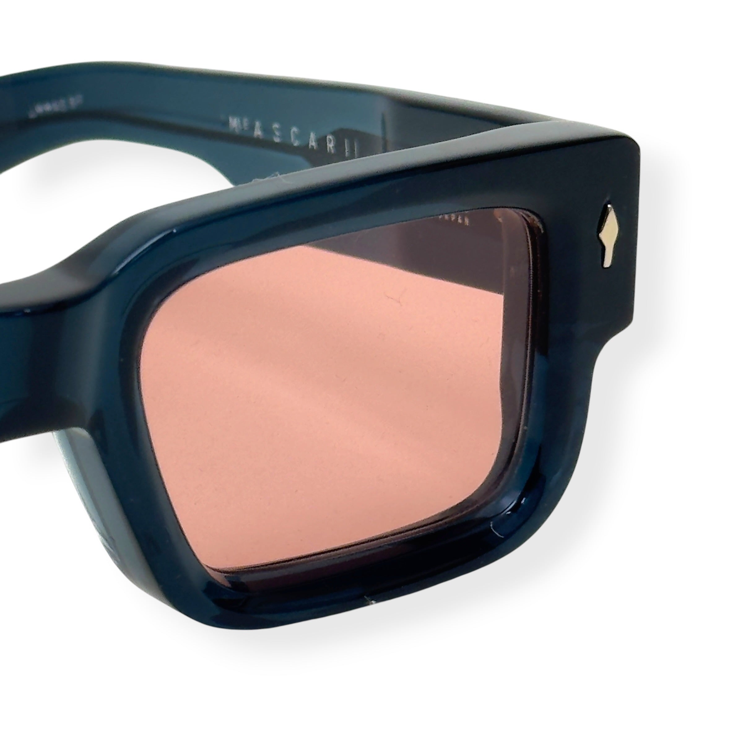 JACQUES MARIE MAGE ASCARI II SQUARE LIMITED EDITION SUNGLASSES TEAL 141/250