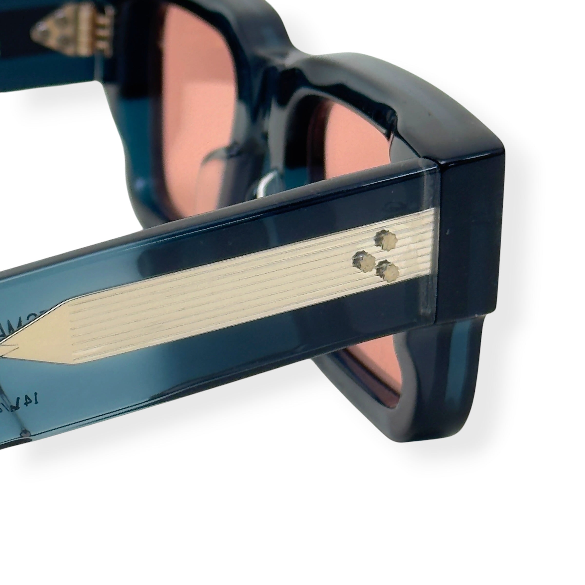 JACQUES MARIE MAGE ASCARI II SQUARE LIMITED EDITION SUNGLASSES TEAL 141/250