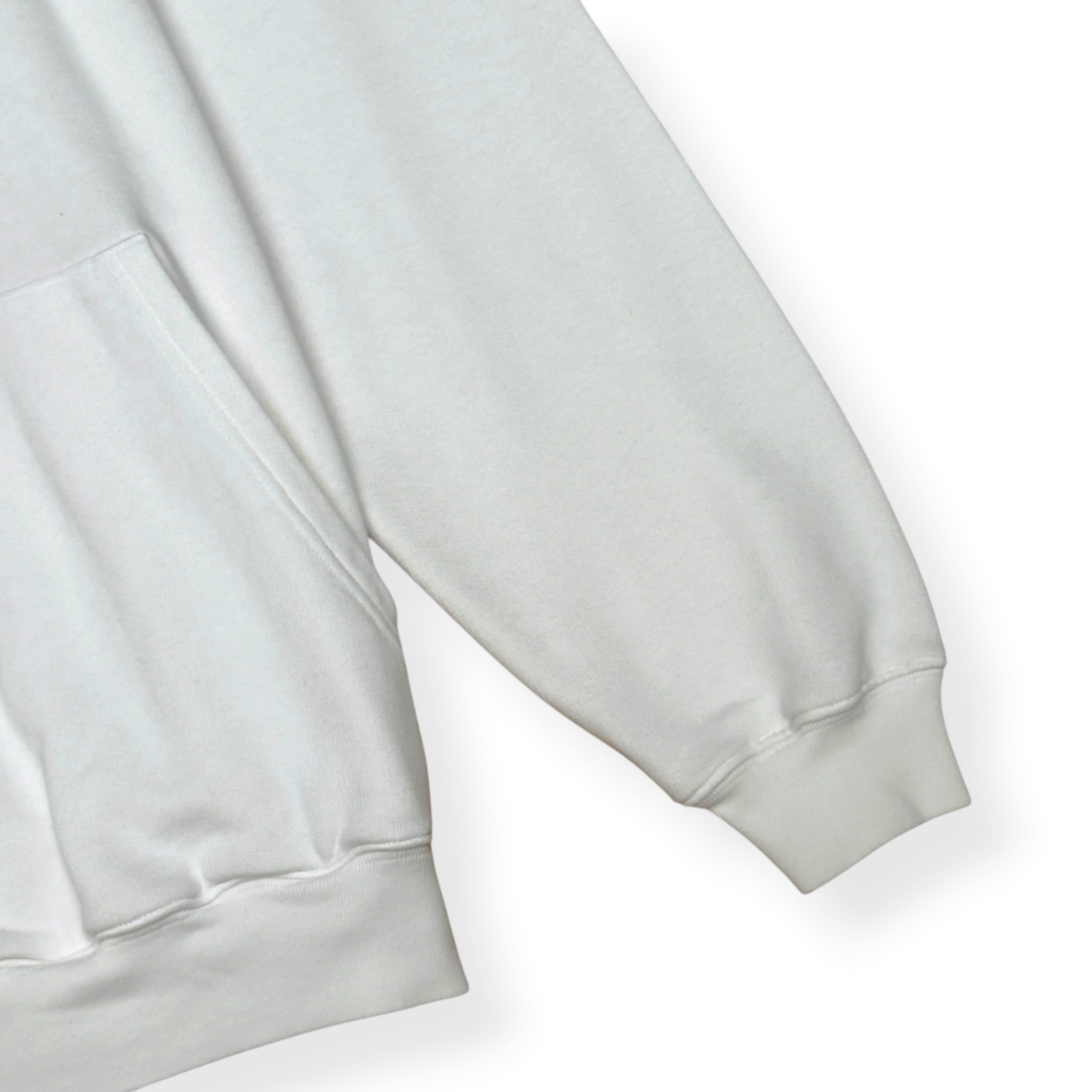 BALENCIAGA OVERSIZED BB LOGO HOODIE WHITE XS