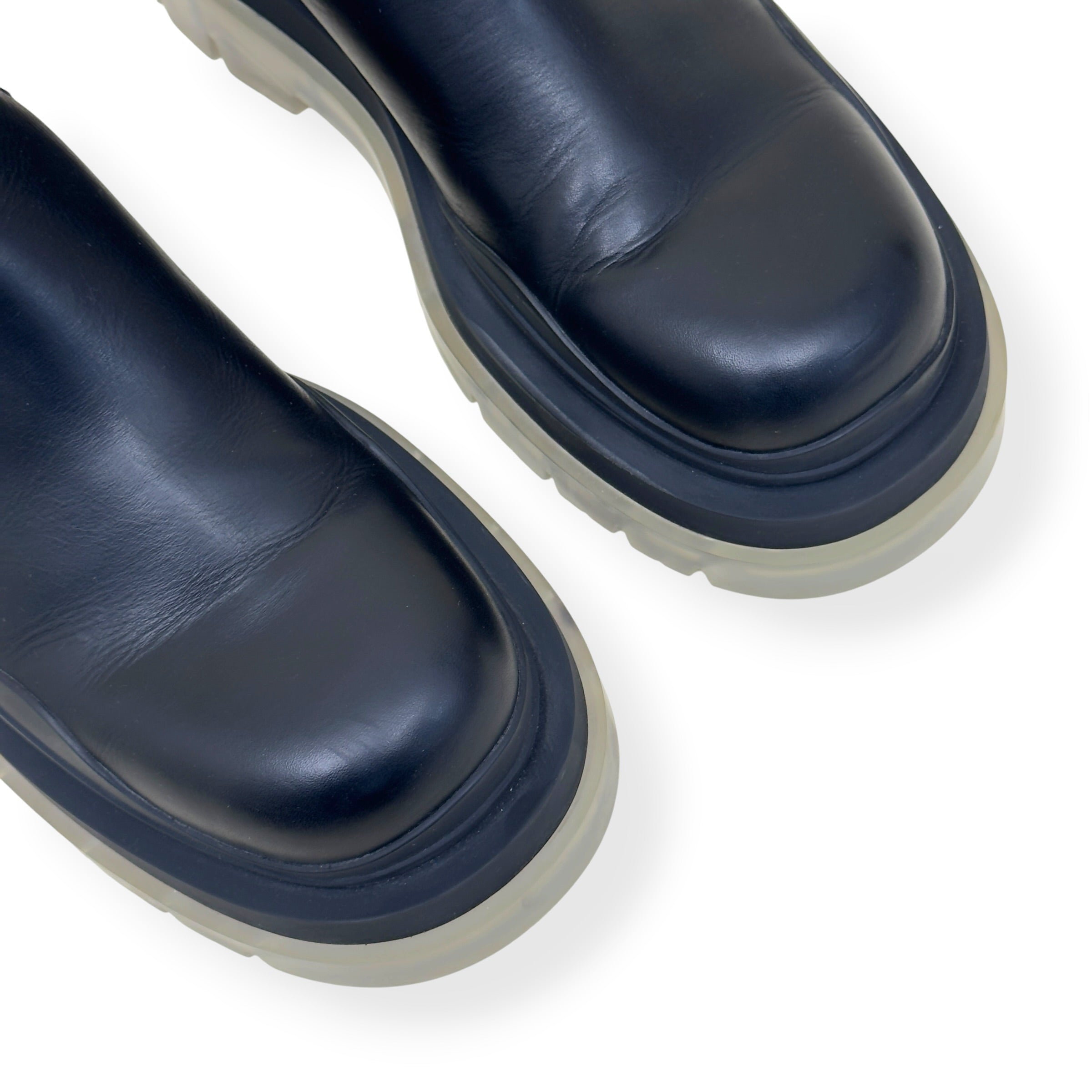 BOTTEGA VENETA TIRE CHELSEA BOOT BLACK 44 / UK10