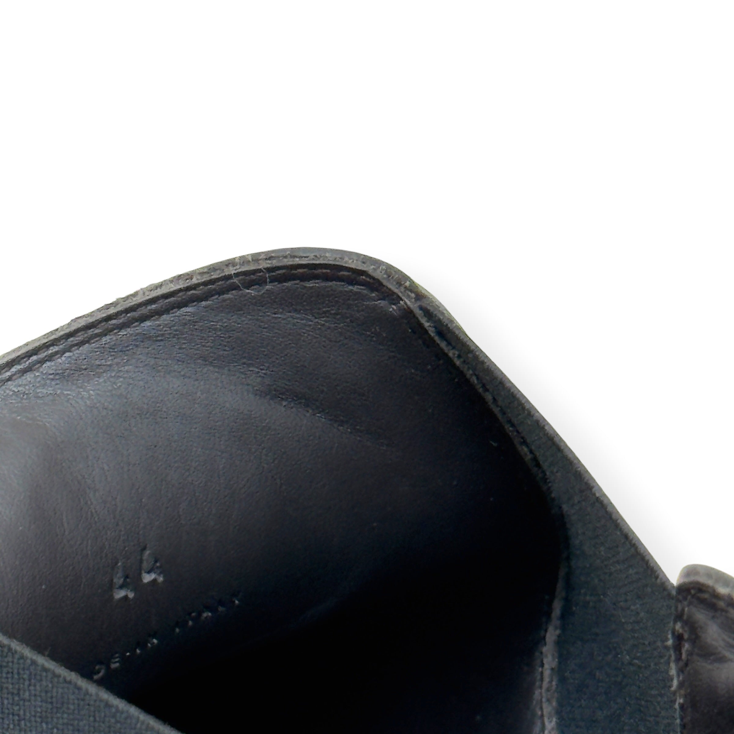 BOTTEGA VENETA TIRE CHELSEA BOOT BLACK 44 / UK10