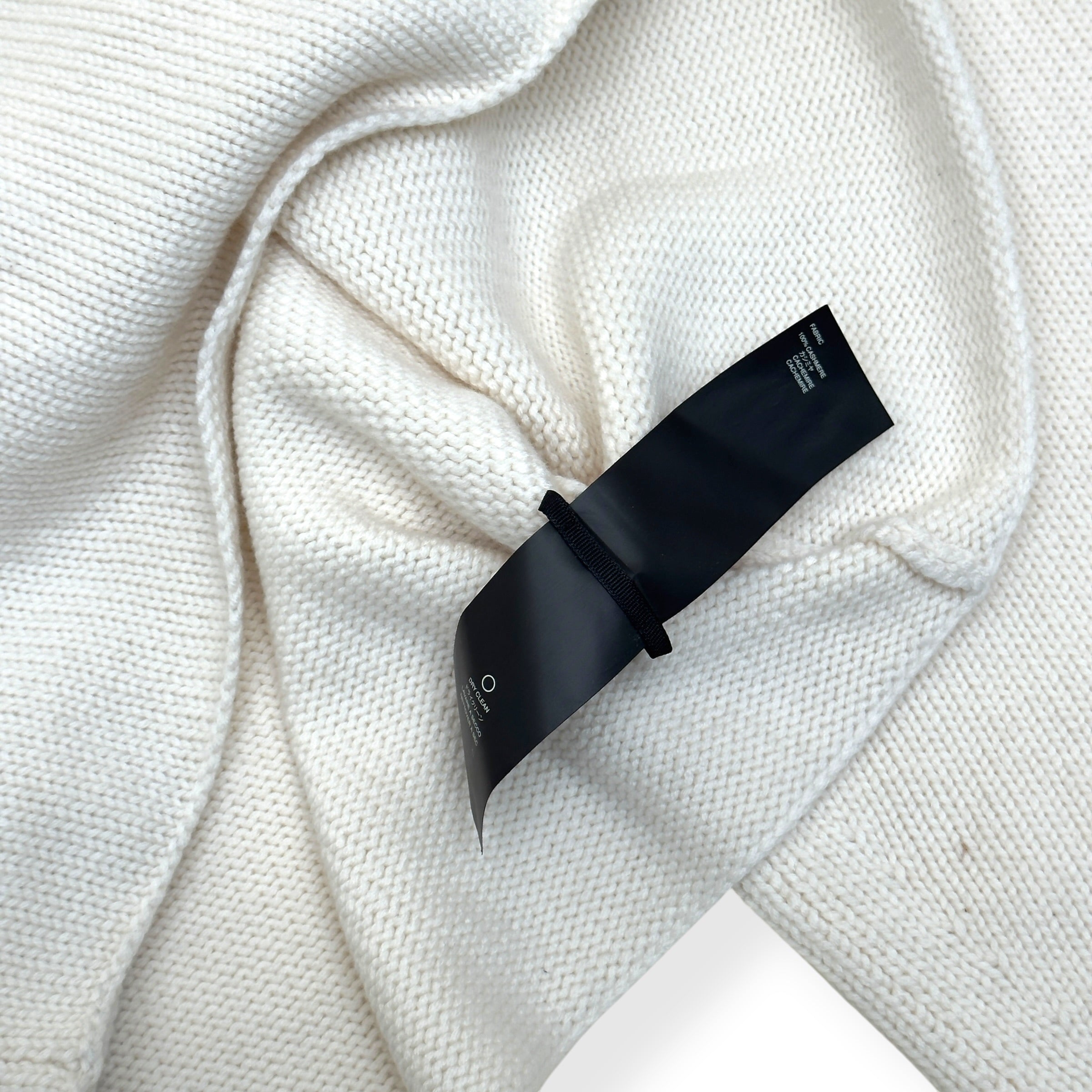 FEAR OF GOD MOCK NECK KNIT SWEATER CREAM XL