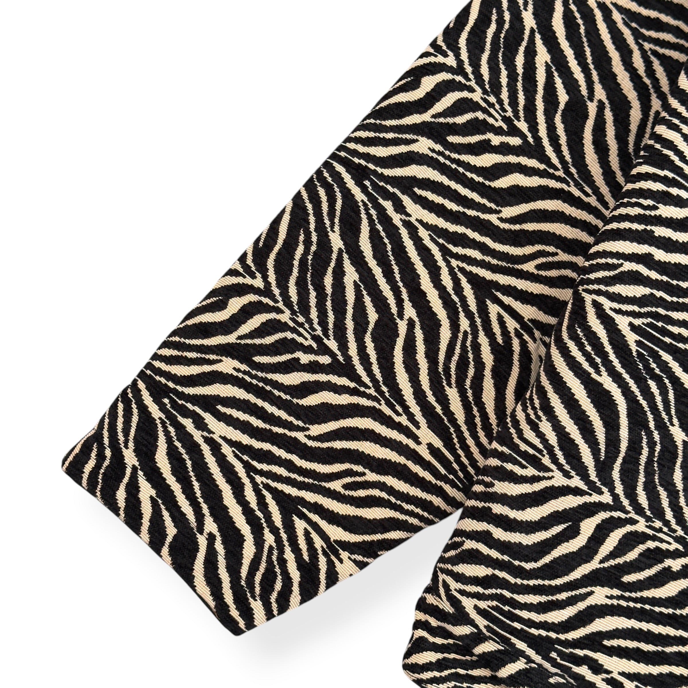 HONOR THE GIFT REVERSIBLE ZEBRA WORK JACKET BLACK M