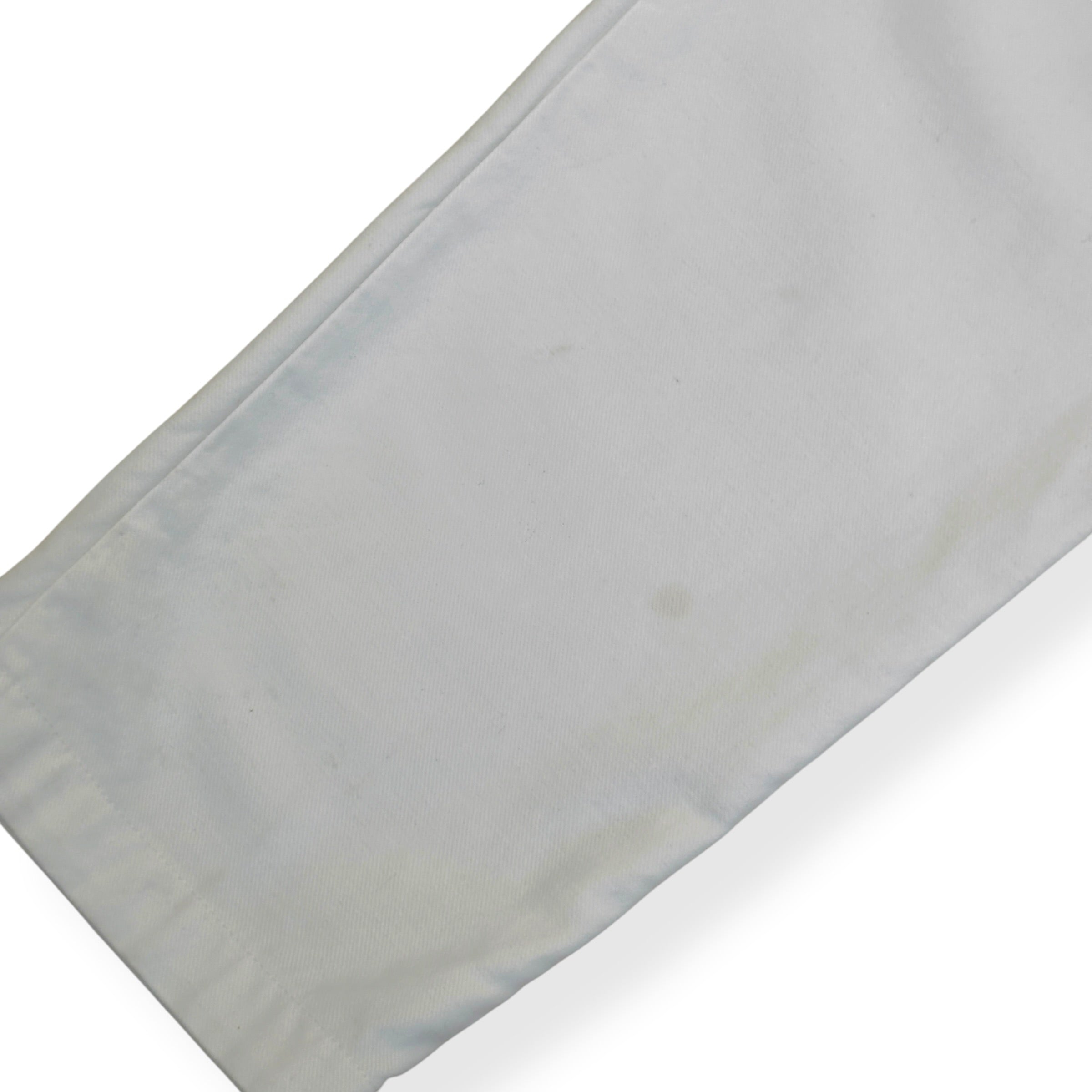 THOM SWEENEY TAILORED TROUSERS WHITE 50 / M