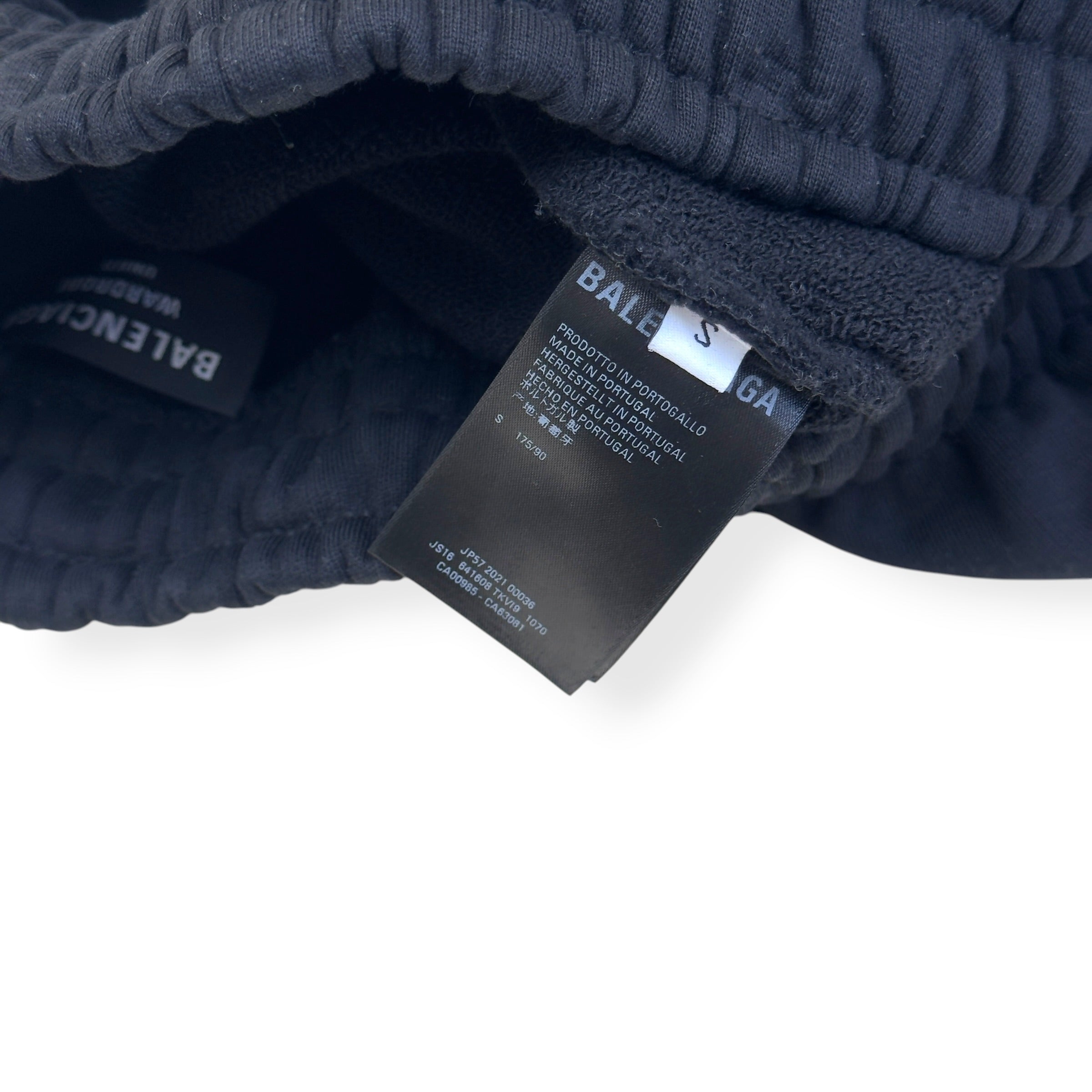 BALENCIAGA POLITICAL CAMPAIGN SWEAT SHORTS BLACK S