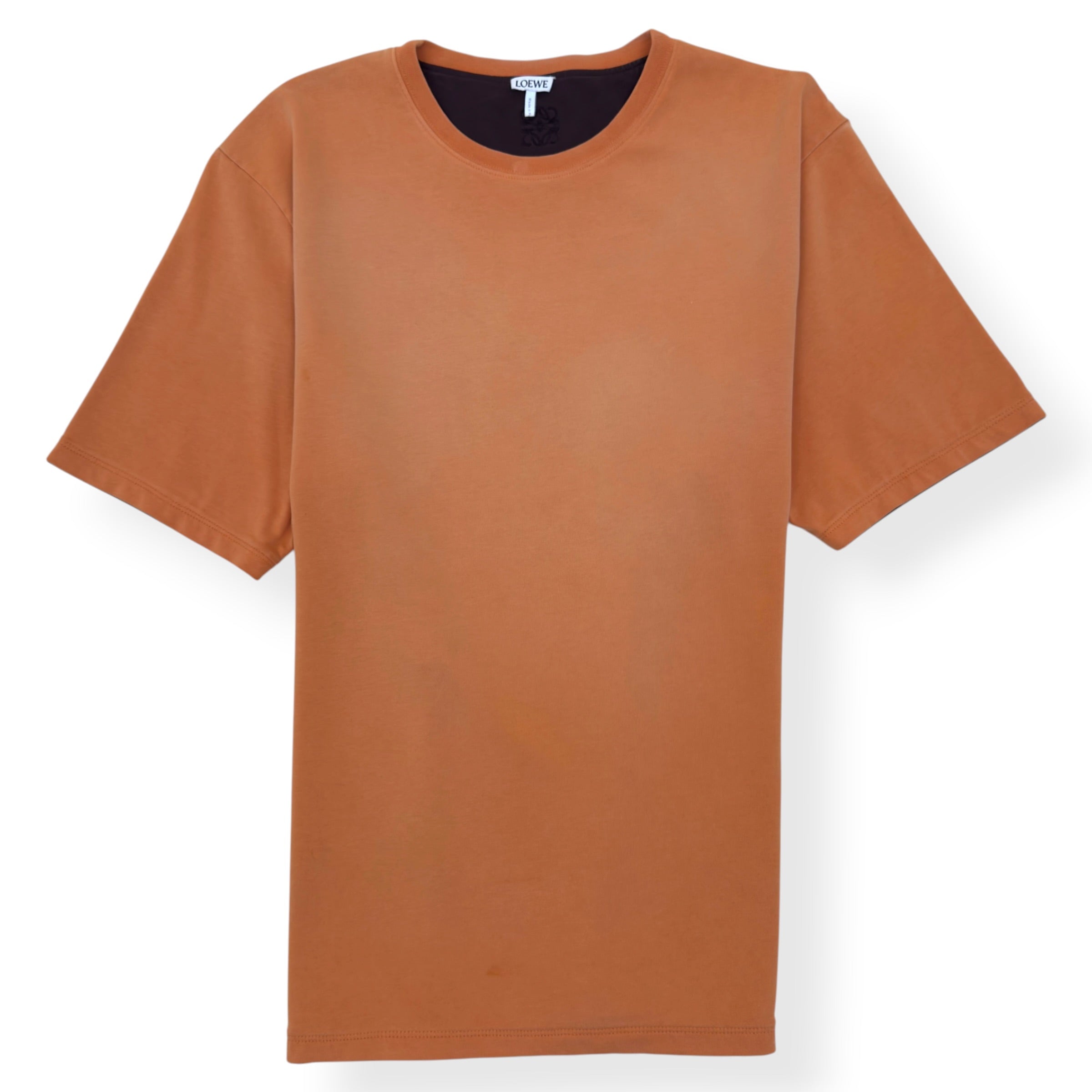 LOEWE ANAGRAM RELAXED FIT T-SHIRT ORANGE XL