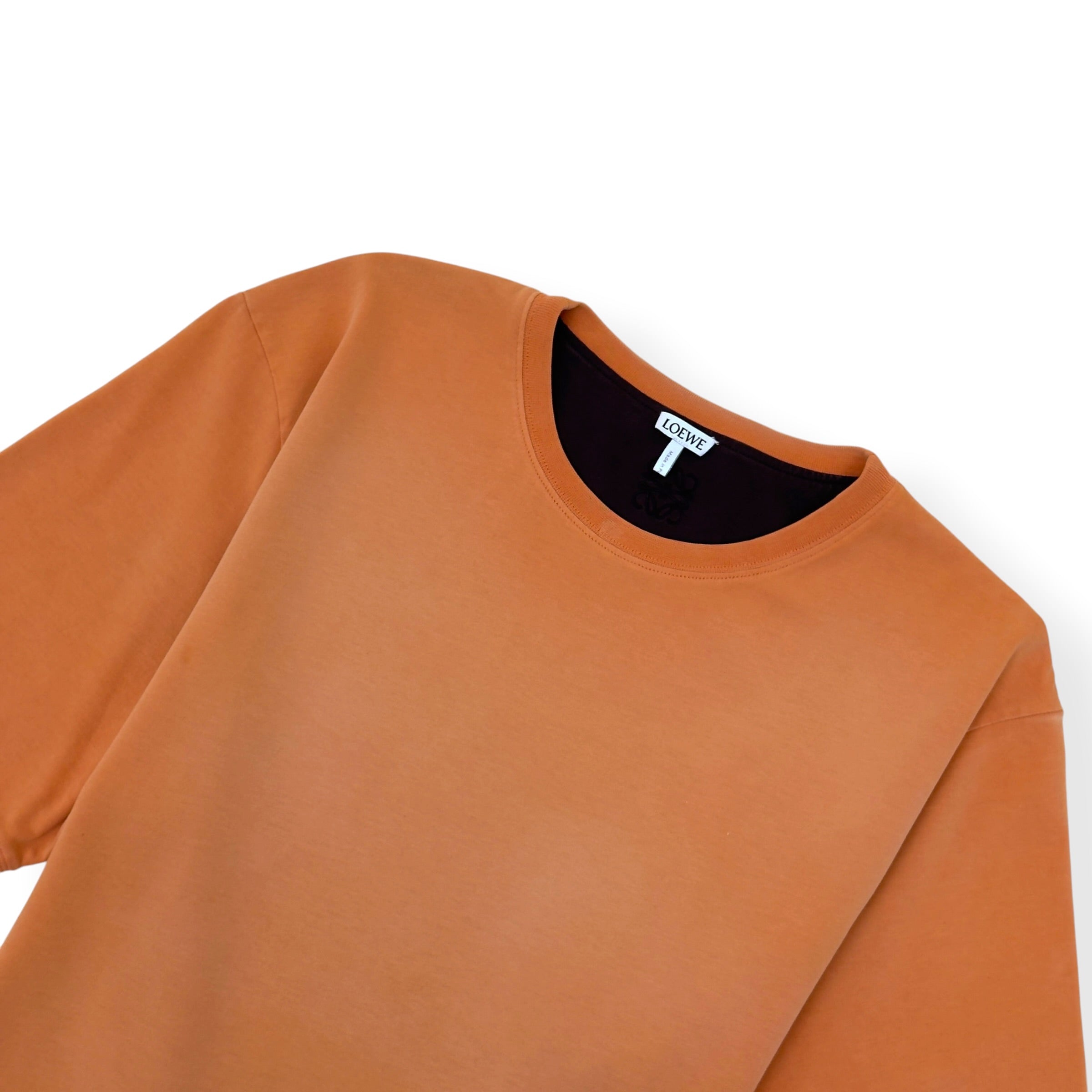 LOEWE ANAGRAM RELAXED FIT T-SHIRT ORANGE XL