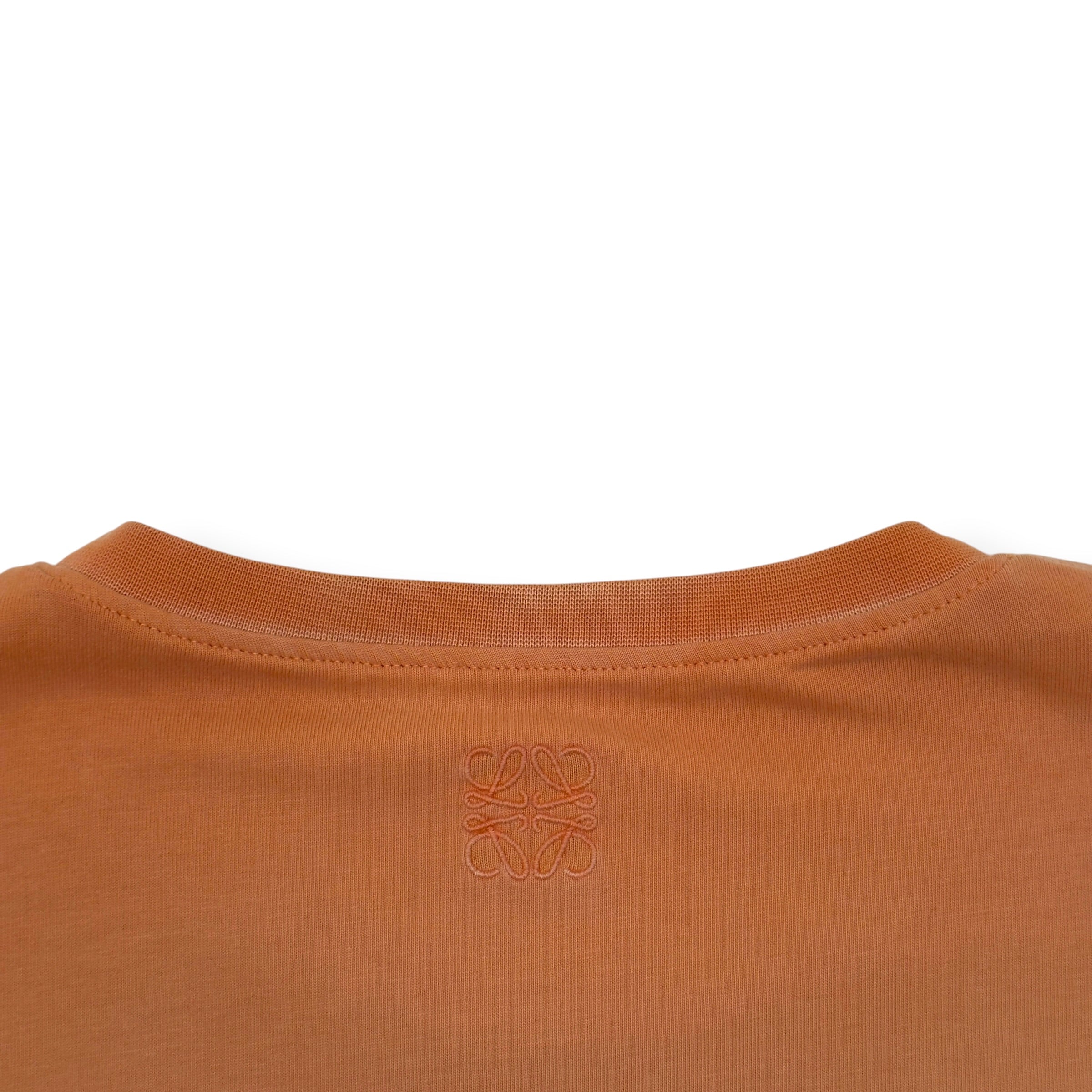 LOEWE ANAGRAM RELAXED FIT T-SHIRT ORANGE XL