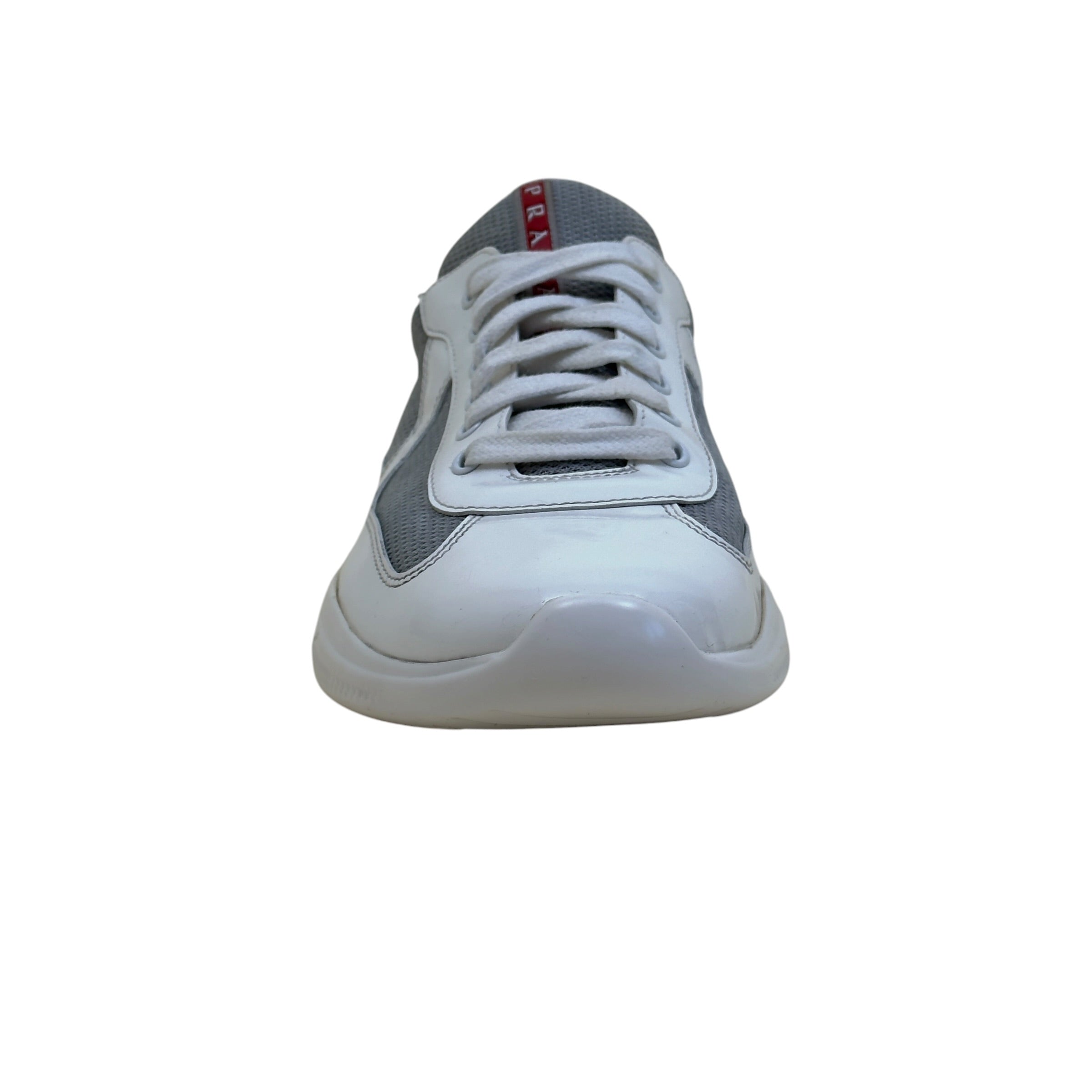 PRADA AMERICA'S CUP SNEAKERS WHITE / GREY UK9