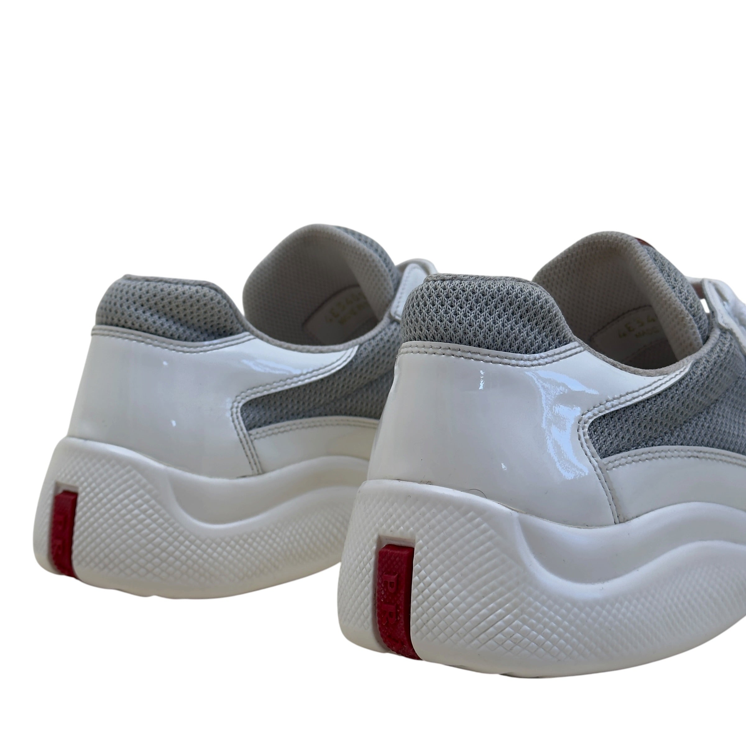 PRADA AMERICA'S CUP SNEAKERS WHITE / GREY UK9