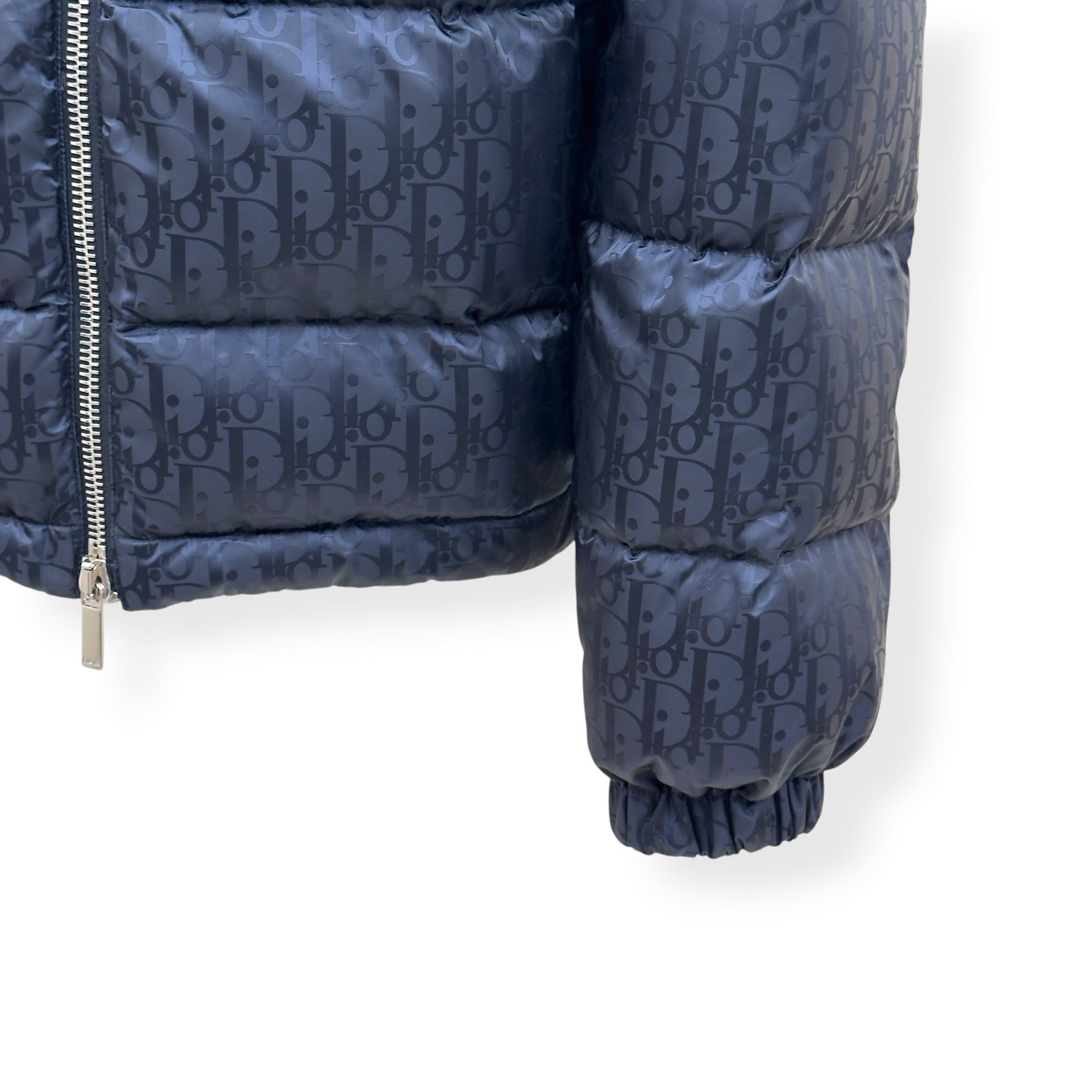 DIOR OBLIQUE DOWN PUFFER JACKET BLACK 50 / L