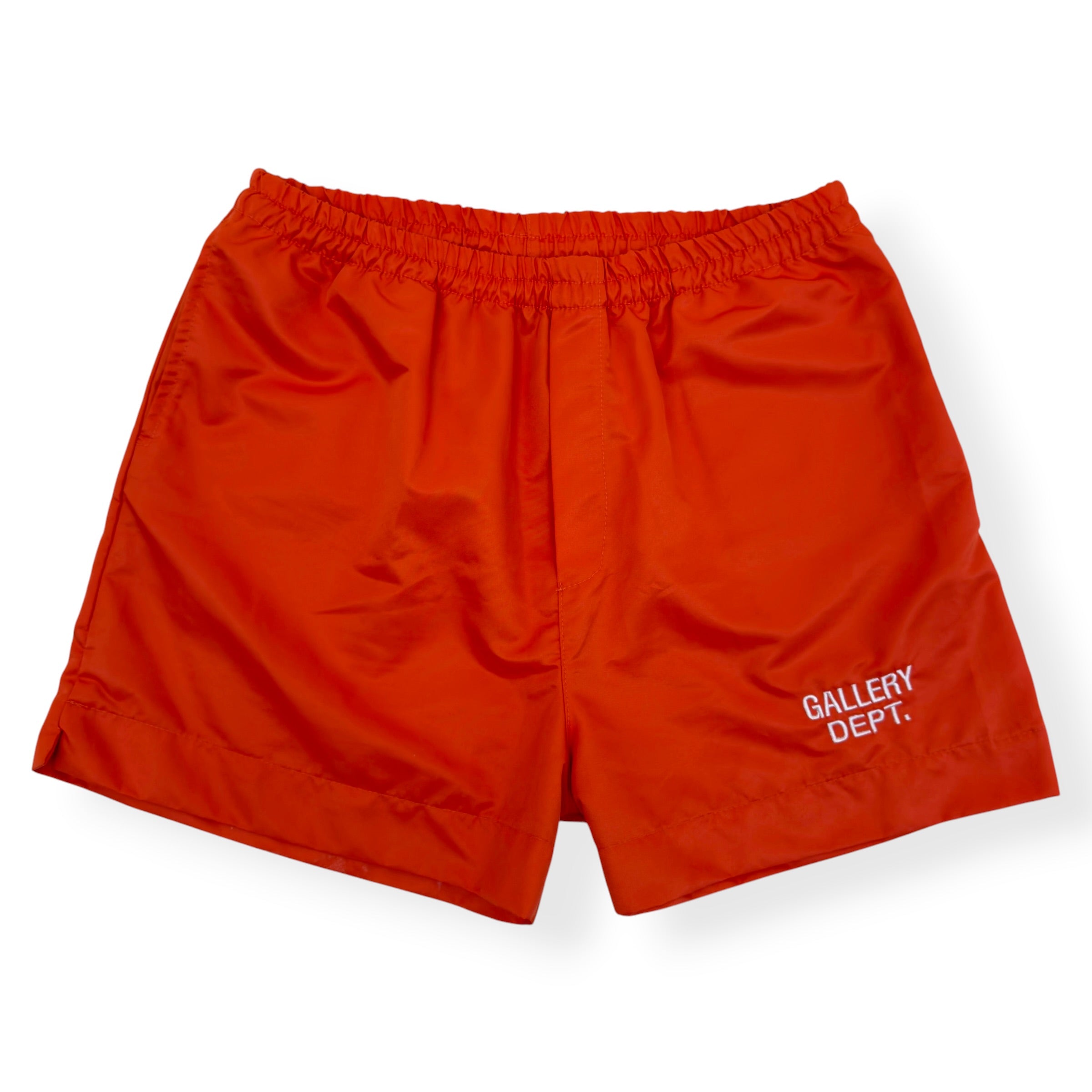 GALLERY DEPT ART ON DISPLAY NYLON SHORTS ORANGE M